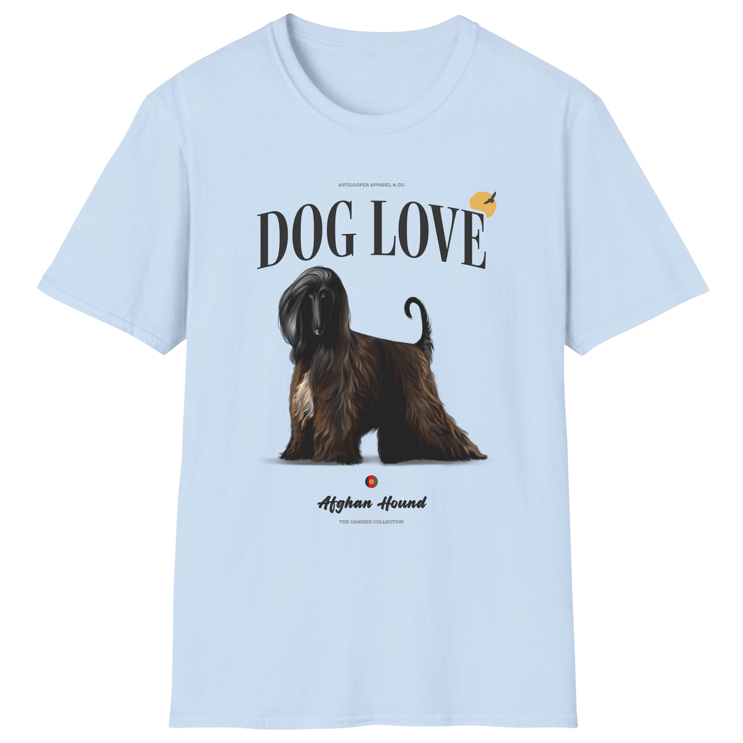 flatlay-canines-afghan_hound-black_tan-dog_love-t_shirt-light_blue