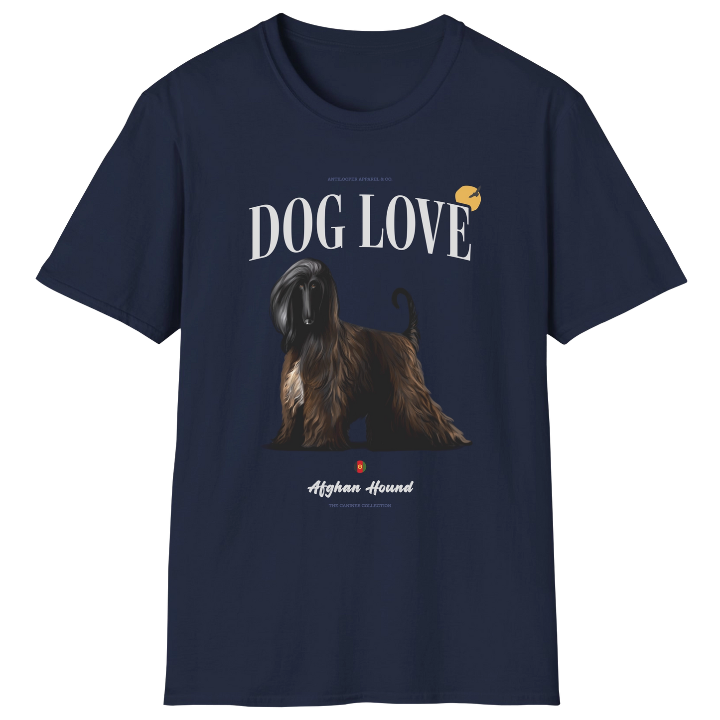 flatlay-canines-afghan_hound-black_tan-dog_love-t_shirt-navy