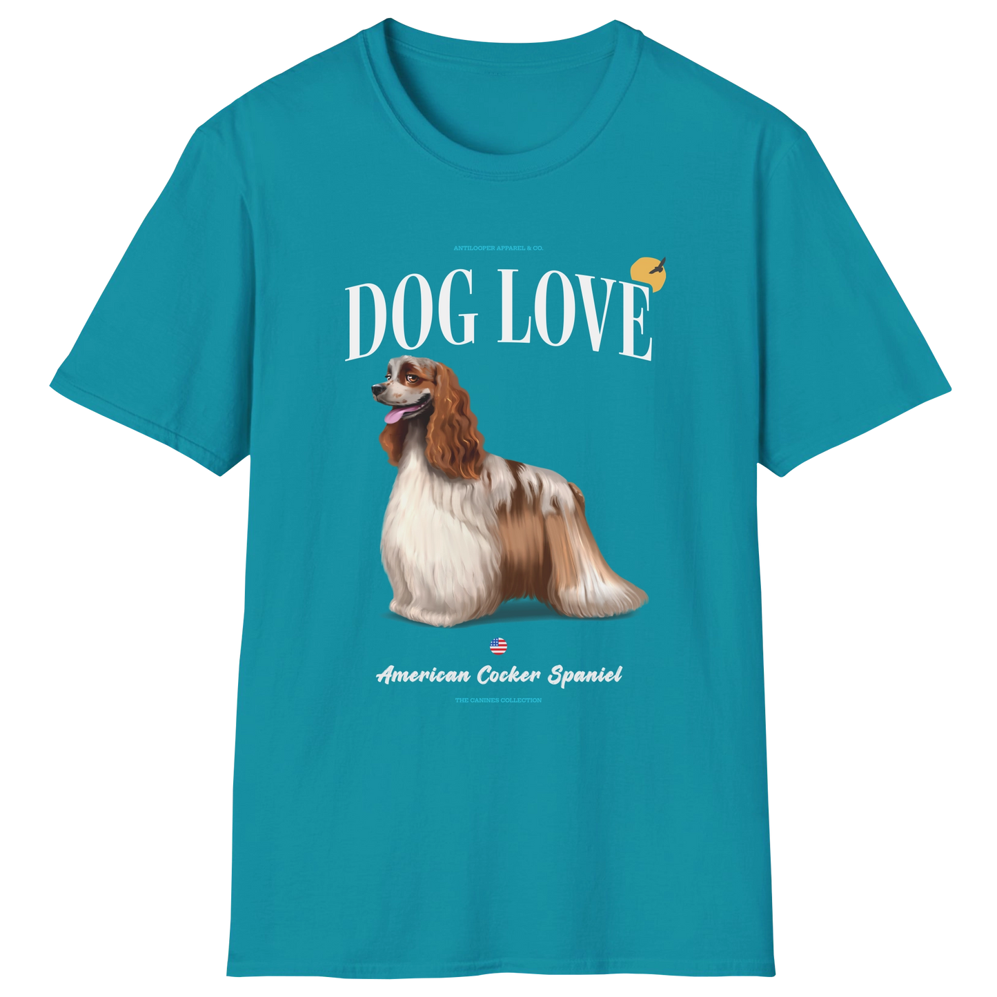 flatlay-canines-american_cocker_spaniel-buff-dog_love-t_shirt-tropical_blue