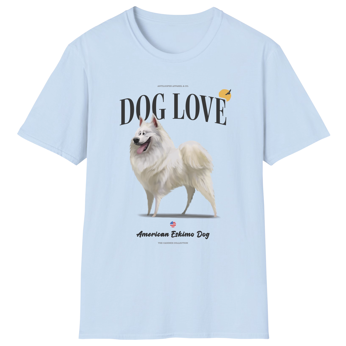 flatlay-canines-american_eskimo_dog-white-dog_love-t_shirt-light_blue