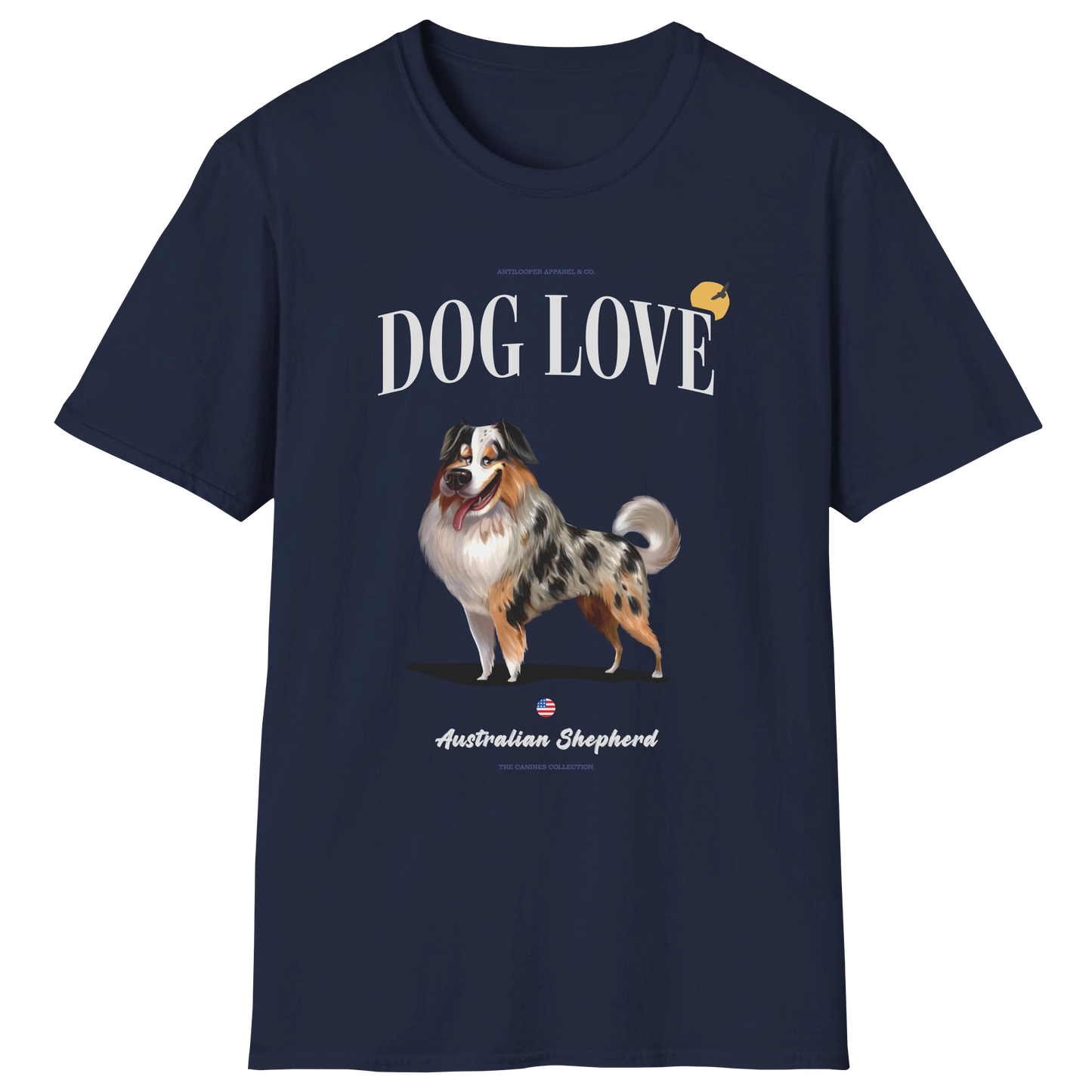 flatlay-canines-australian_shepherd-blue_merle-dog_love-t_shirt-navy