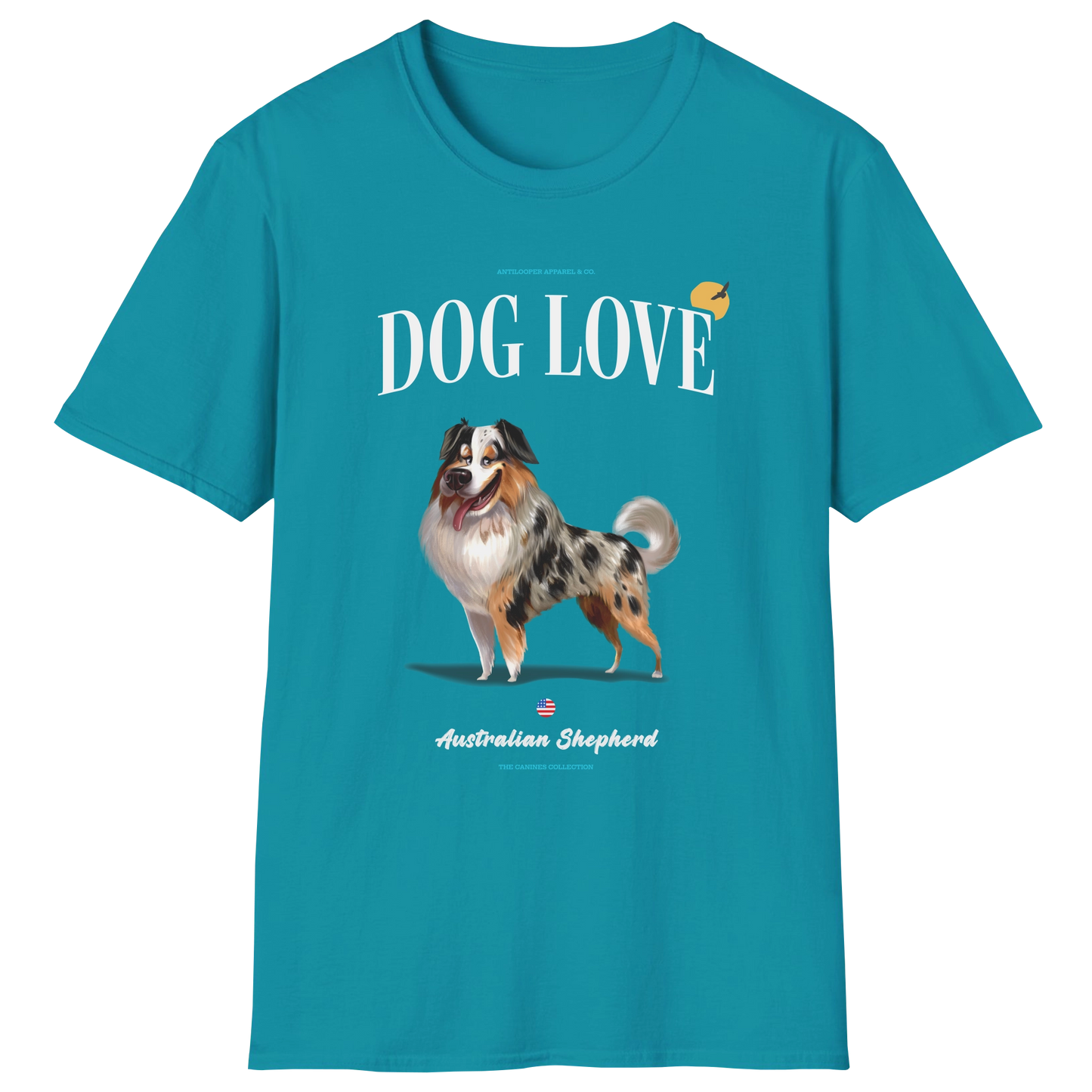 flatlay-canines-australian_shepherd-blue_merle-dog_love-t_shirt-tropical_blue