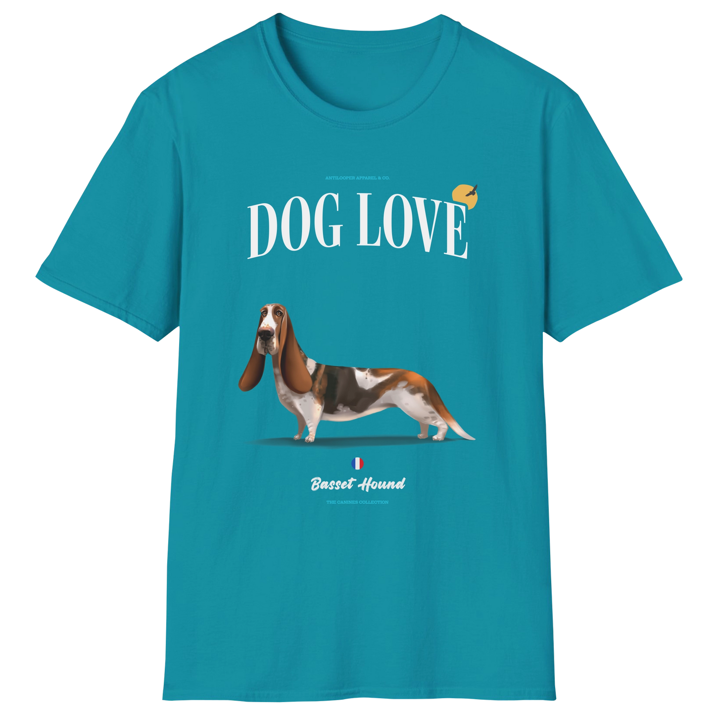 flatlay-canines-basset_hound-black_white_brown-dog_love-t_shirt-tropical_blue