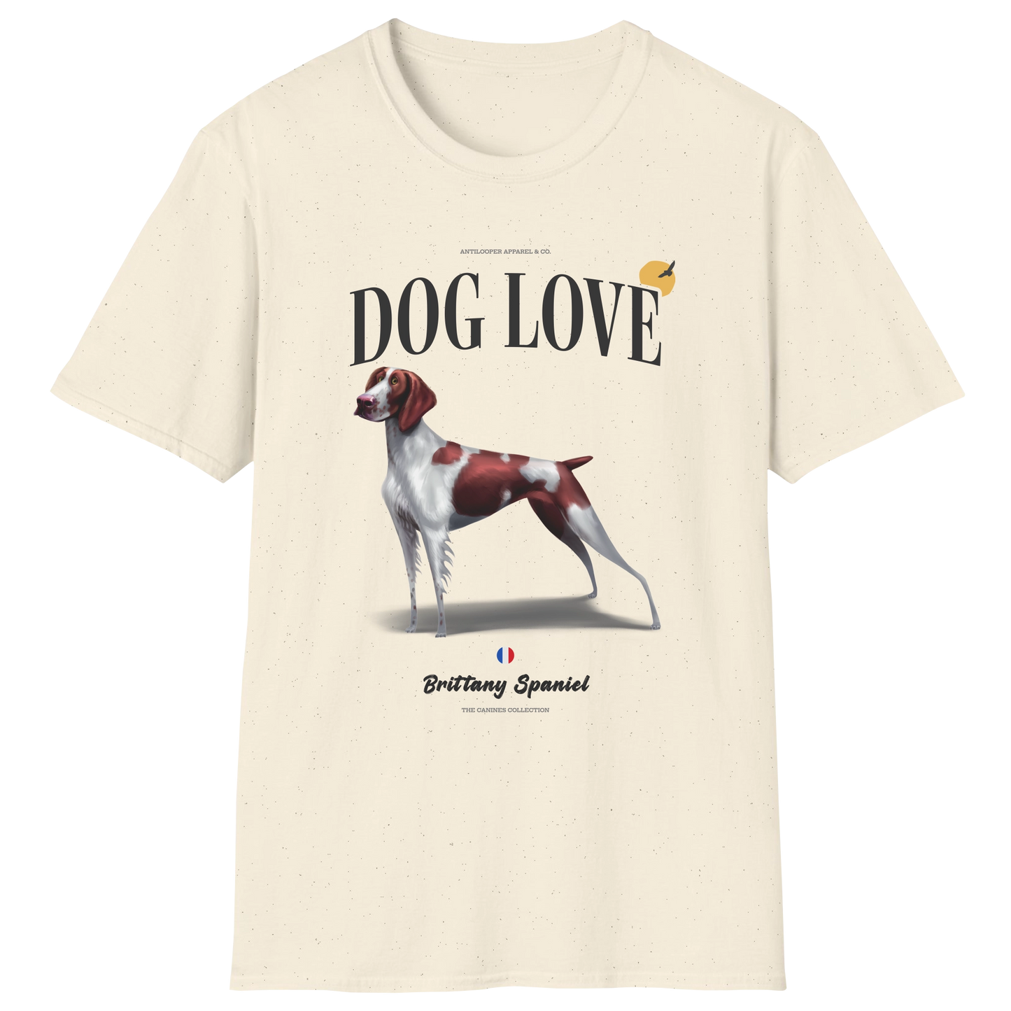flatlay-canines-brittany_spaniel-liver_white-dog_love-t_shirt-natural