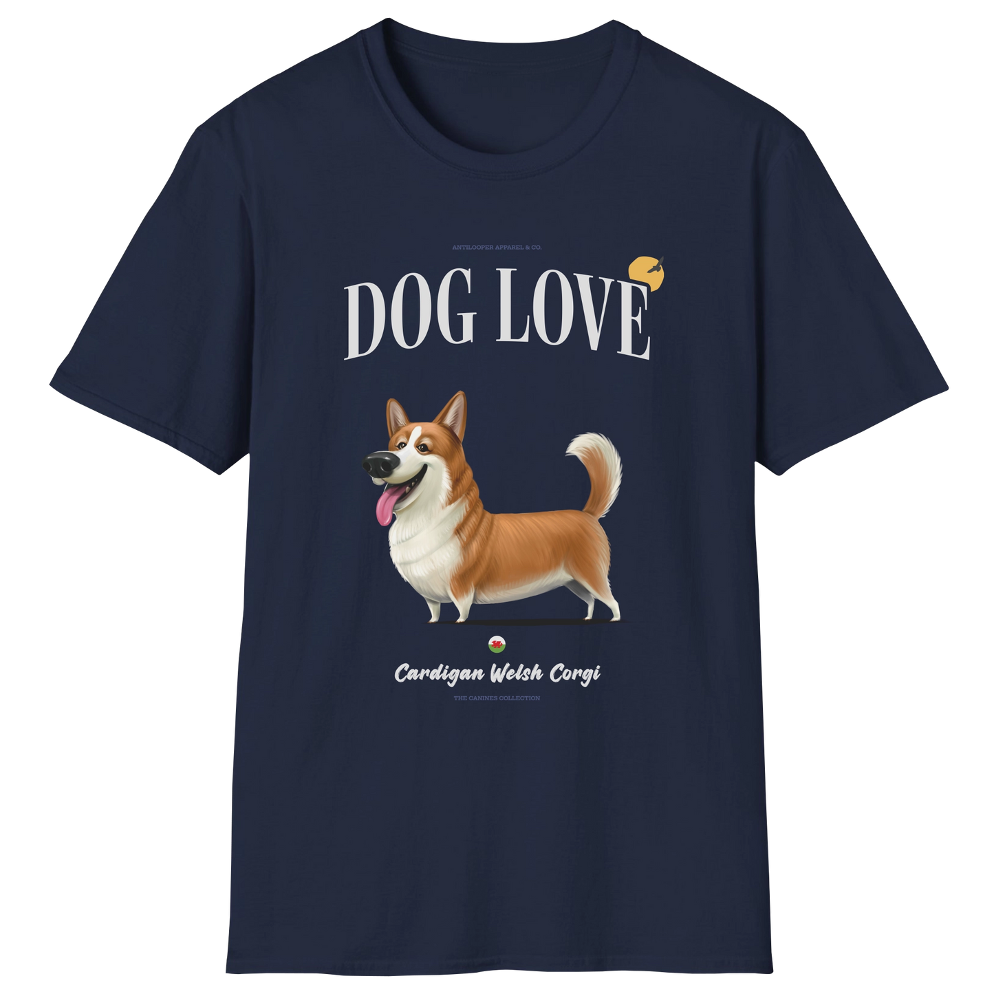 flatlay-canines-cardigan_welsh_corgi-red_white-dog_love-t_shirt-navy