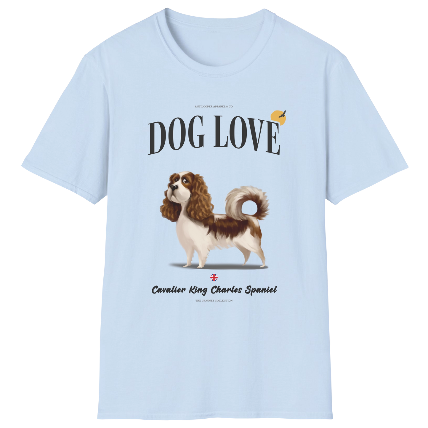 flatlay-canines-cavalier_king_charles_spaniel-blenheim-dog_love-t_shirt-light_blue
