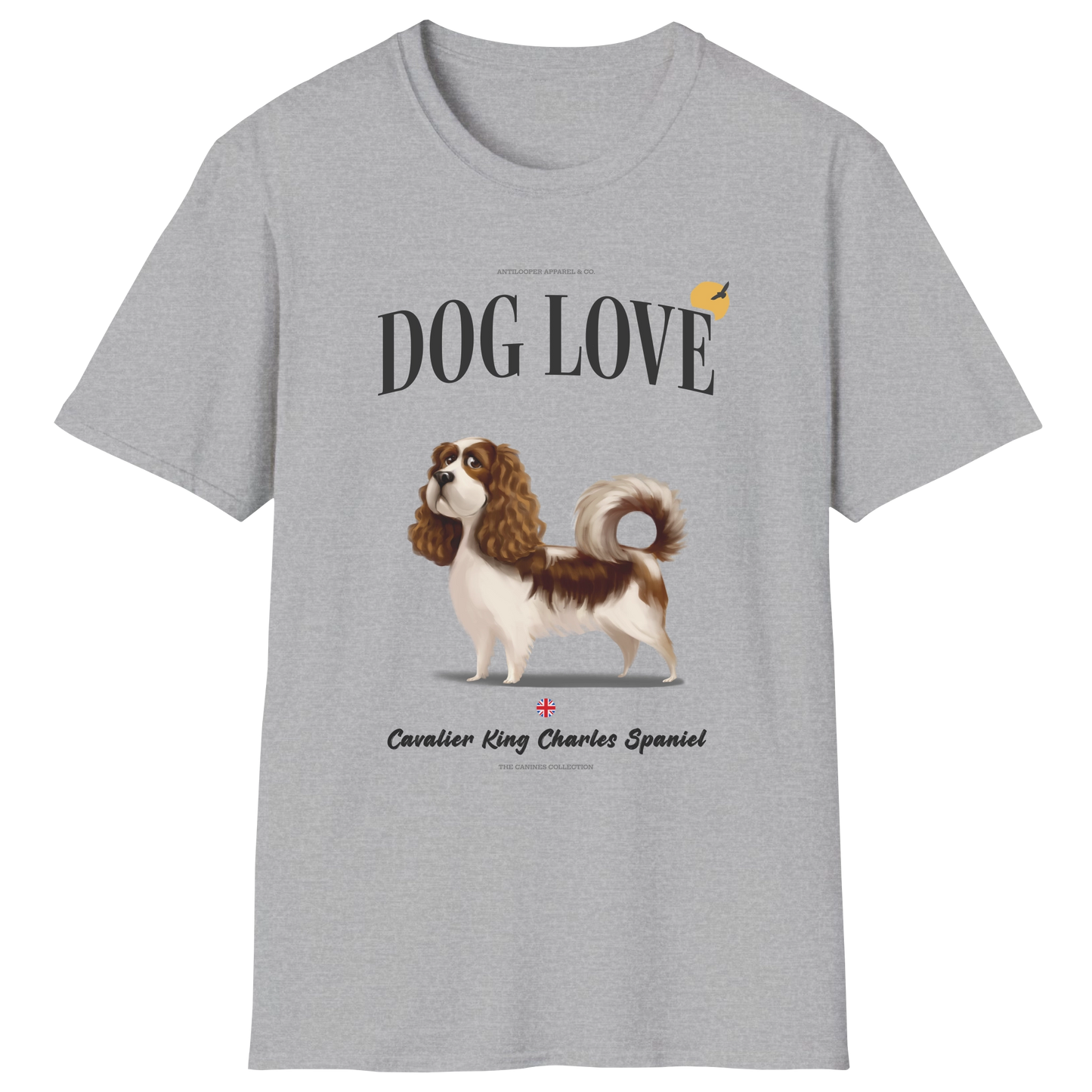 flatlay-canines-cavalier_king_charles_spaniel-blenheim-dog_love-t_shirt-sport_grey