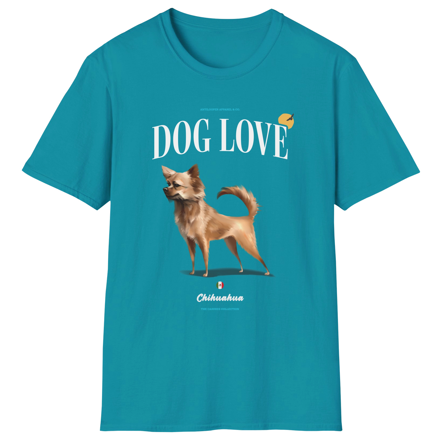 flatlay-canines-chihuahua+deer_head-fawn_white-dog_love-t_shirt-tropical_blue