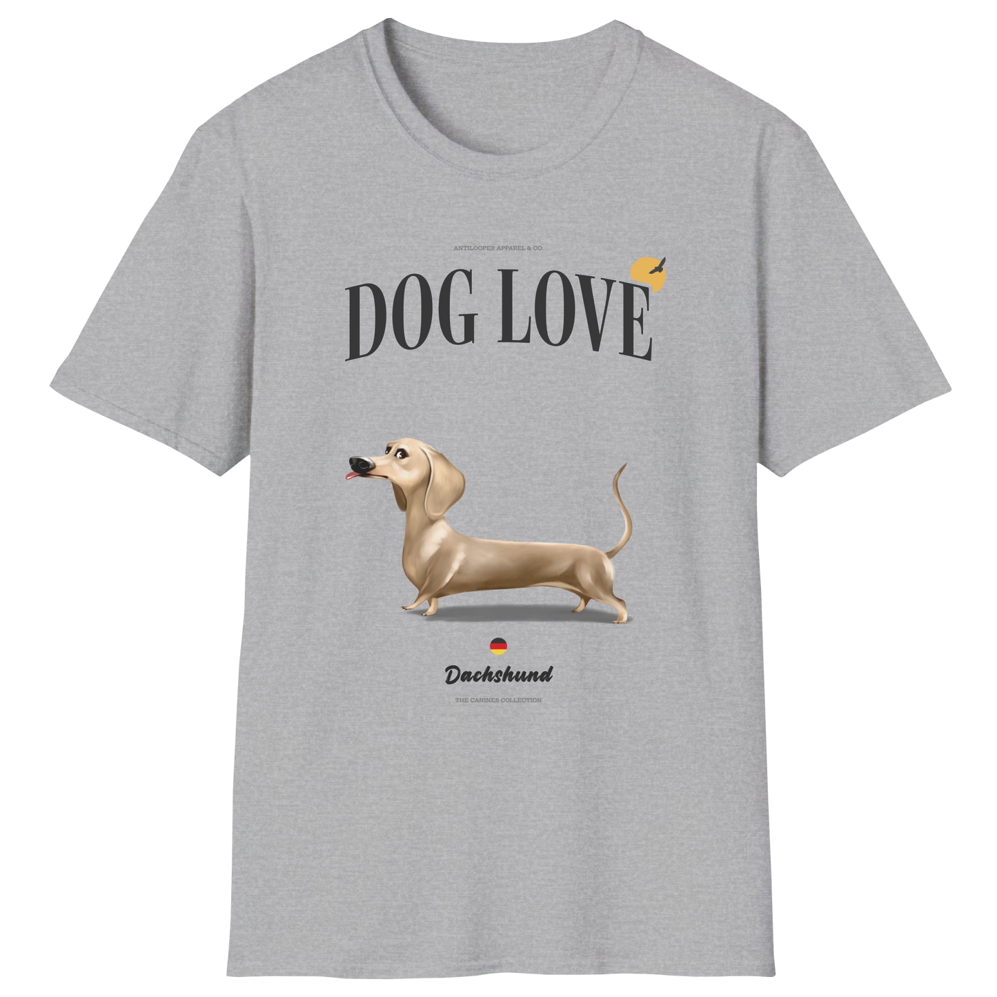 flatlay-canines-dachshund-cream-short_haired-dog_love-t_shirt-sport_grey