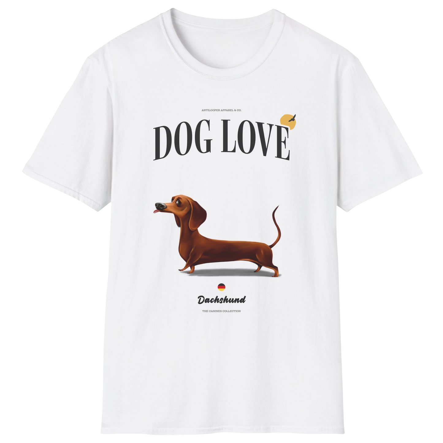 flatlay-canines-dachshund-red-short_haired-dog_love-t_shirt-white
