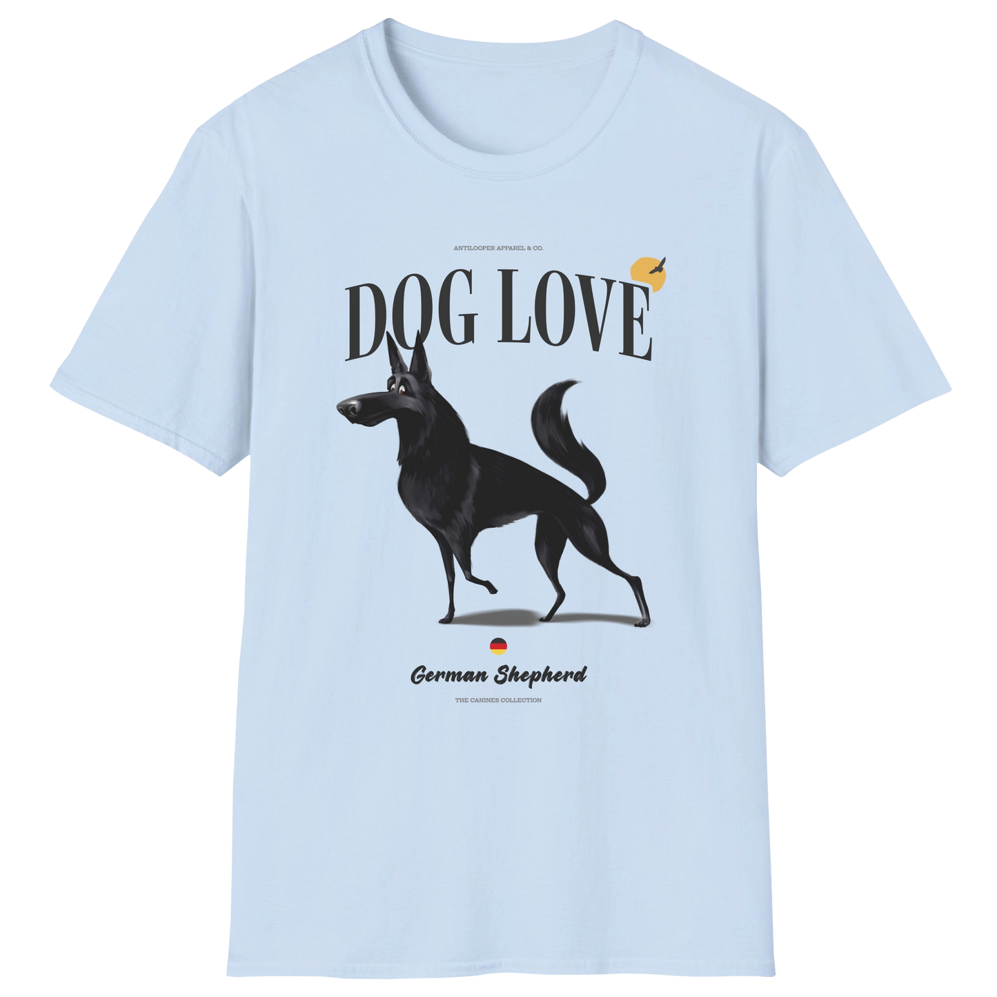 flatlay-canines-german_shepherd-black-dog_love-t_shirt-light_blue