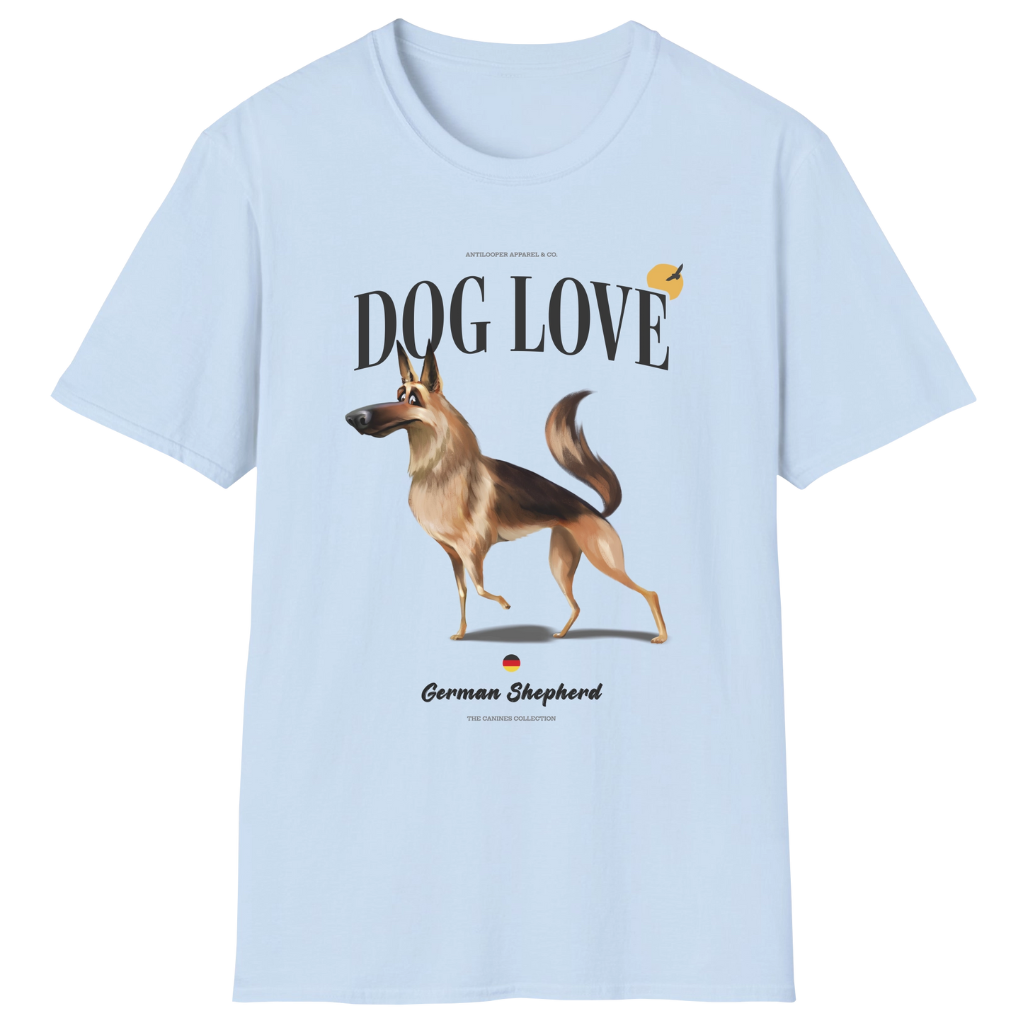 flatlay-canines-german_shepherd-black_tan-dog_love-t_shirt-light_blue