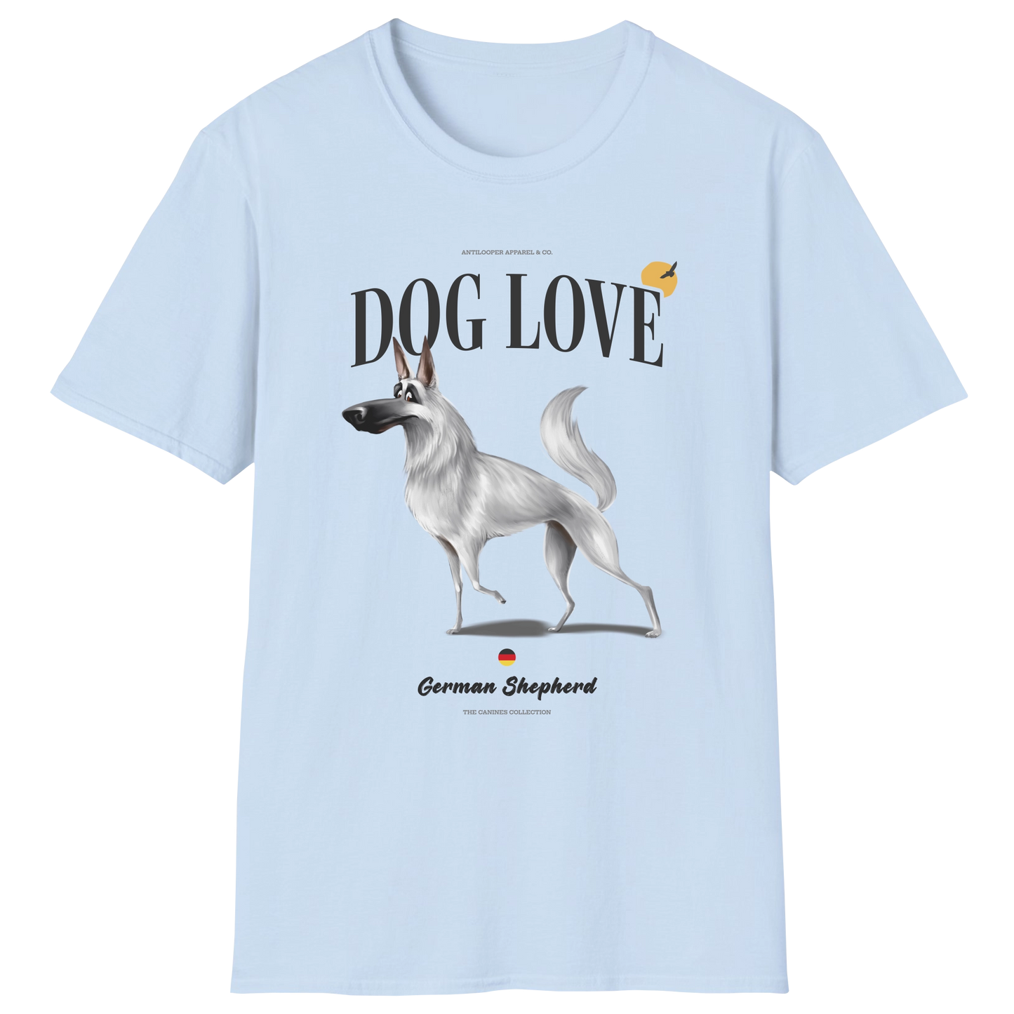 flatlay-canines-german_shepherd-white-dog_love-t_shirt-light_blue