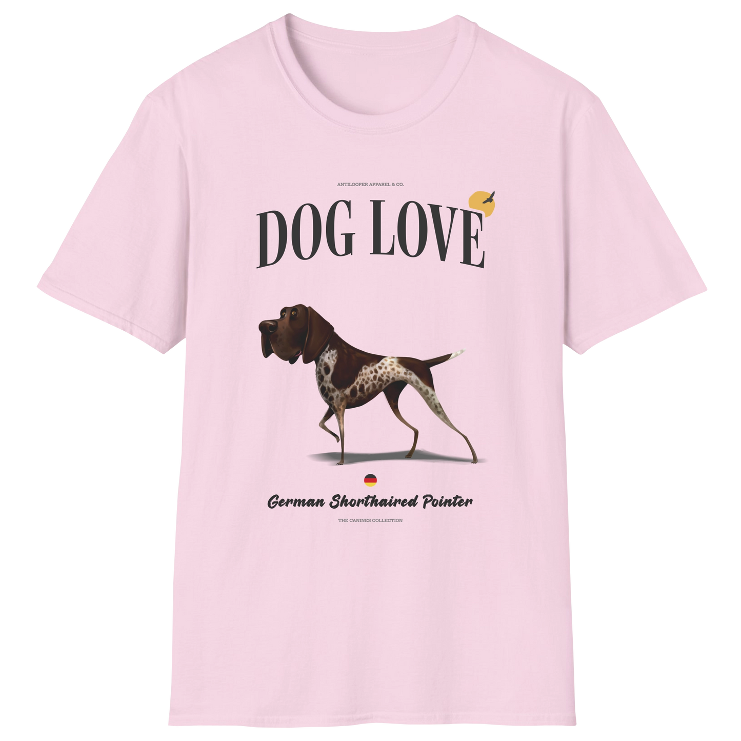 flatlay-canines-german_shorthaired_pointer-white_liver-dog_love-t_shirt-light_pink