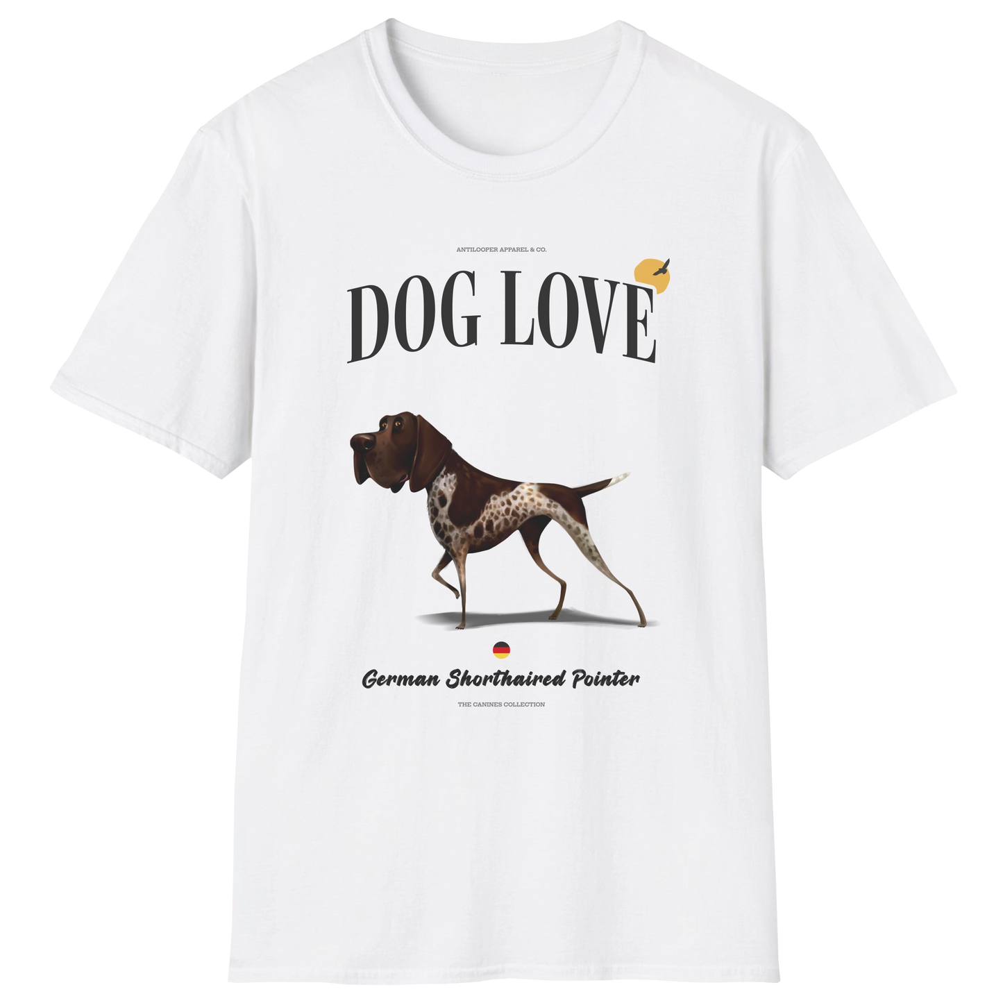 flatlay-canines-german_shorthaired_pointer-white_liver-dog_love-t_shirt-white