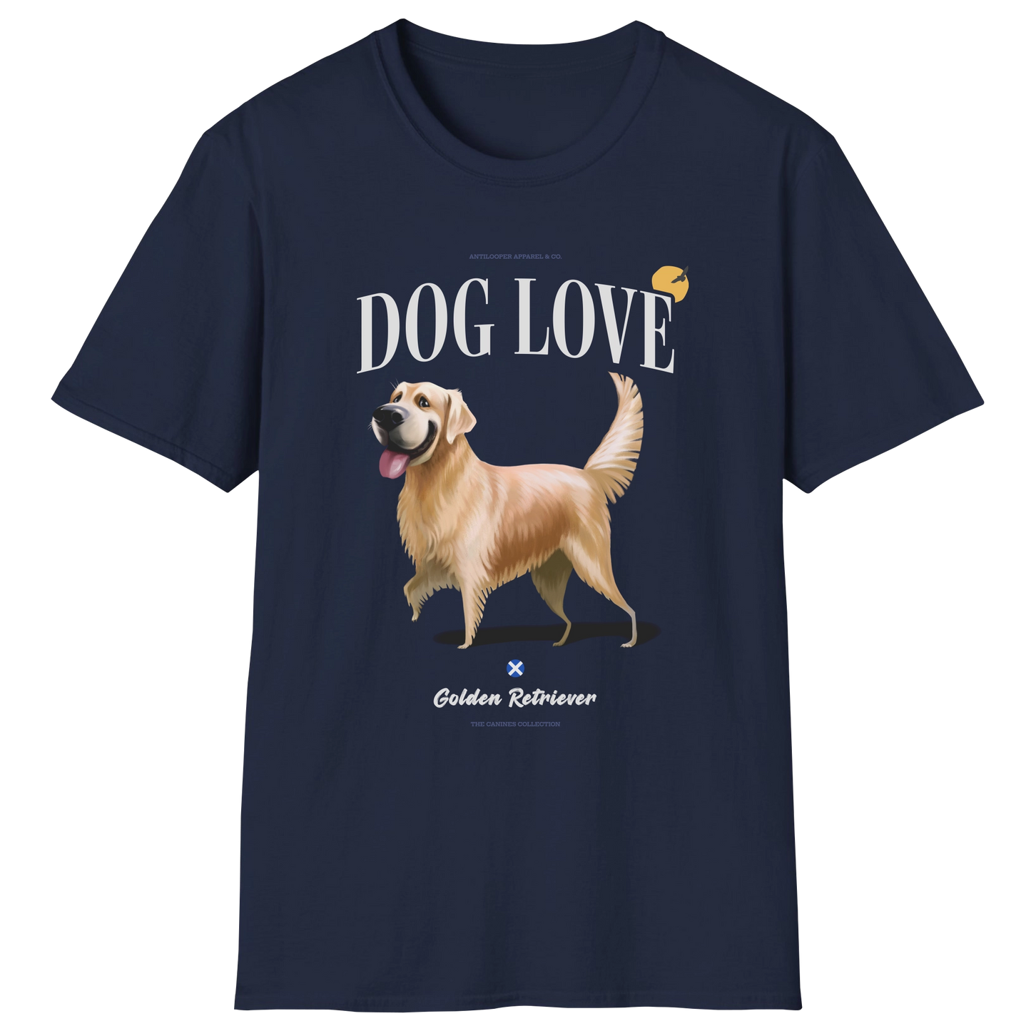 flatlay-canines-golden_retriever-golden-dog_love-t_shirt-navy