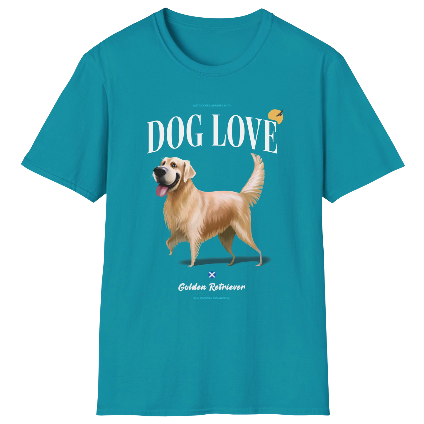 flatlay-canines-golden_retriever-golden-dog_love-t_shirt-tropical_blue