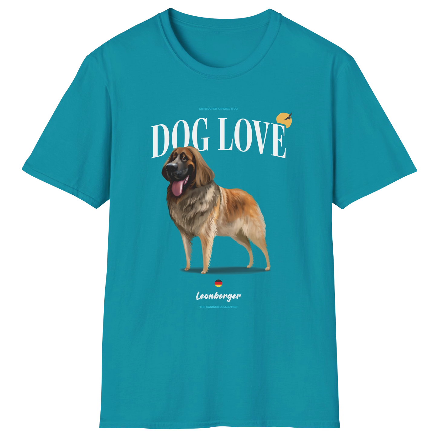 flatlay-canines-leonberger-reddish_brown-dog_love-t_shirt-tropical_blue