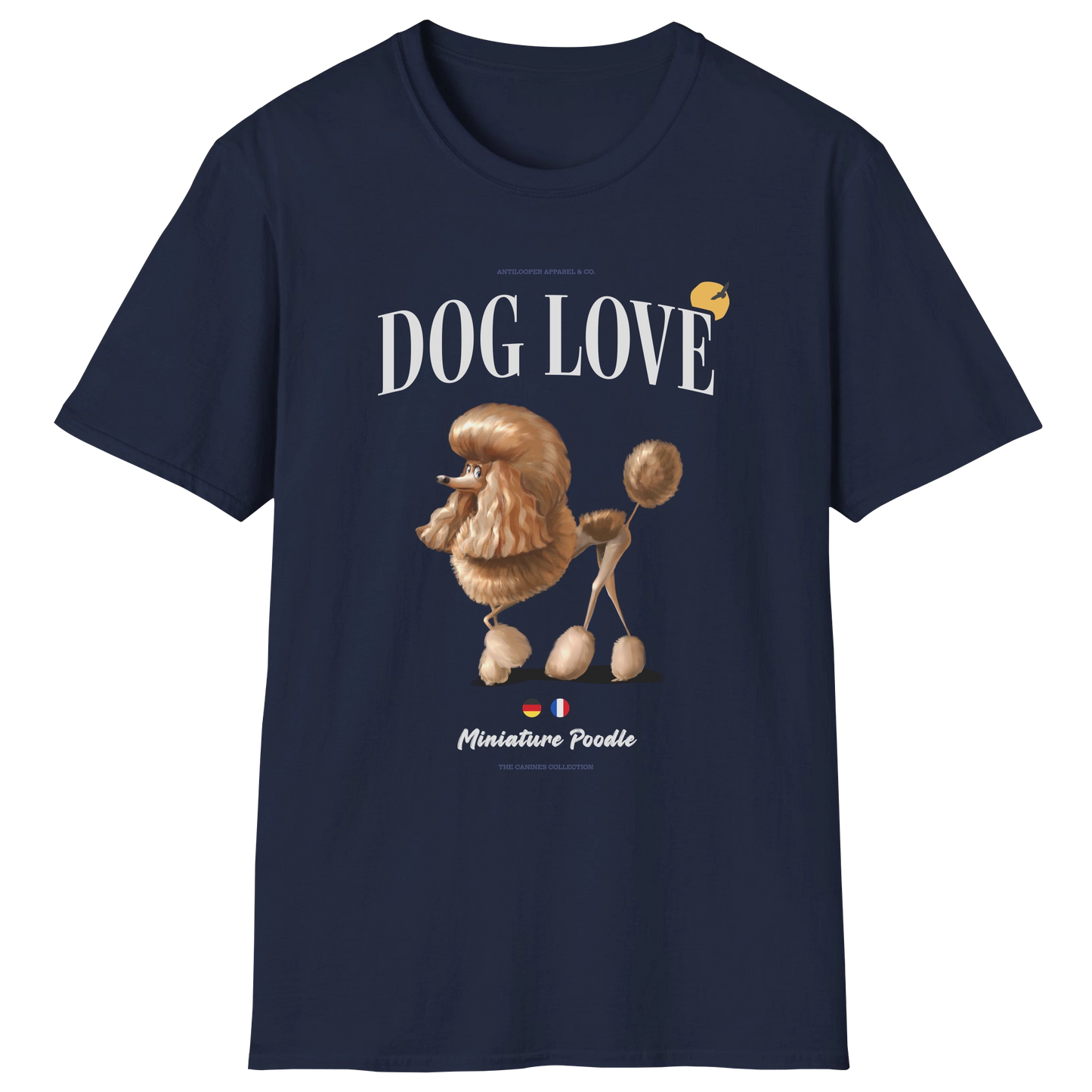 flatlay-canines-poodle+miniature-apricot-dog_love-t_shirt-navy