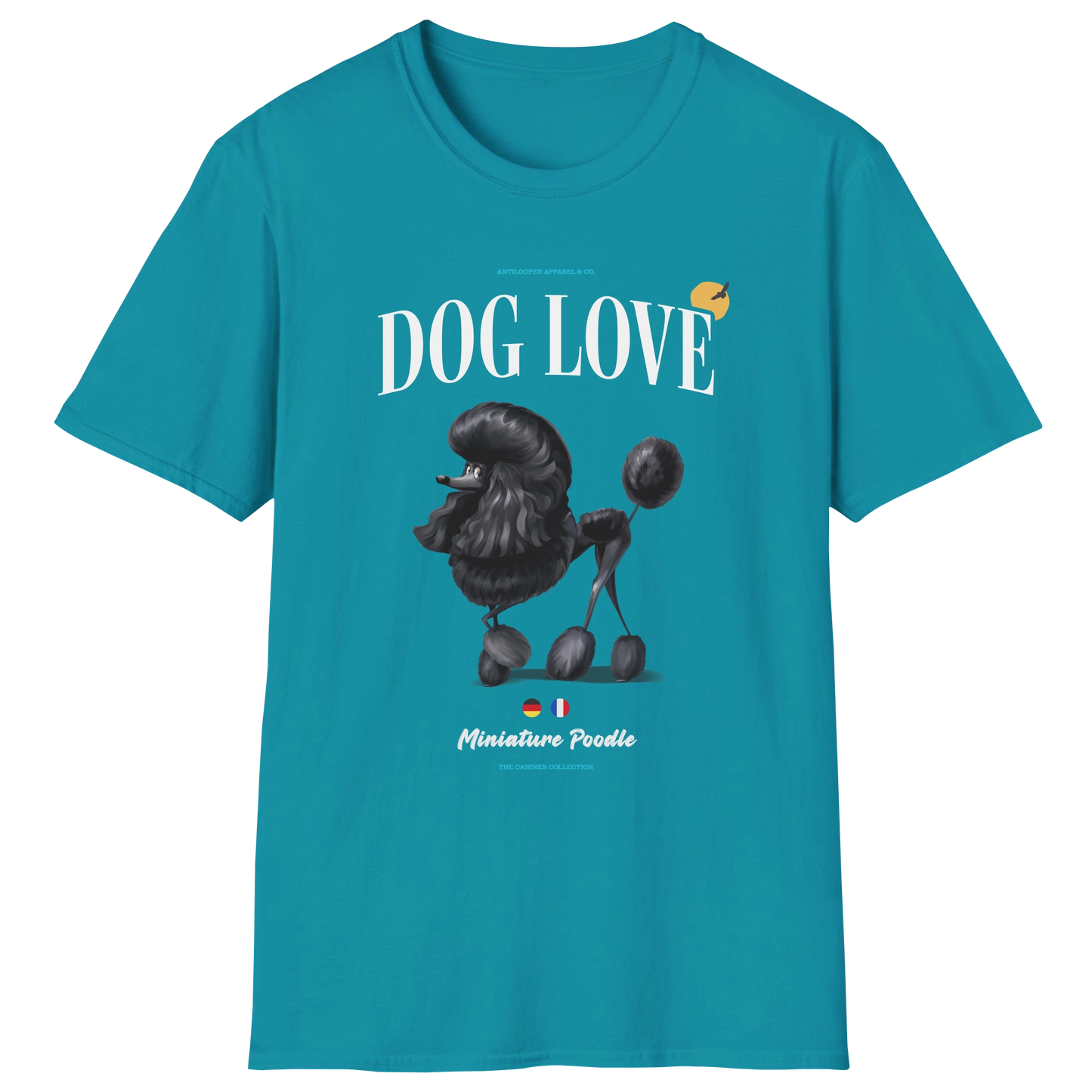 flatlay-canines-poodle+miniature-black-dog_love-t_shirt-tropical_blue