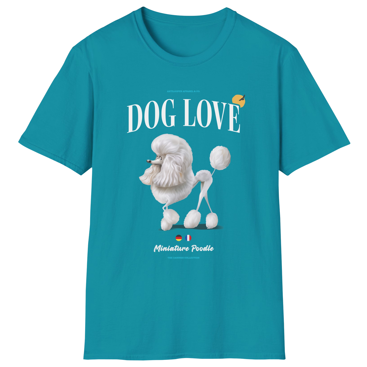 flatlay-canines-poodle+miniature-white-dog_love-t_shirt-tropical_blue
