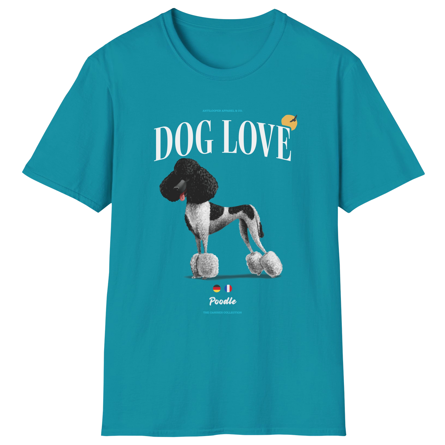flatlay-canines-poodle+standard-black_white-dog_love-t_shirt-tropical_blue