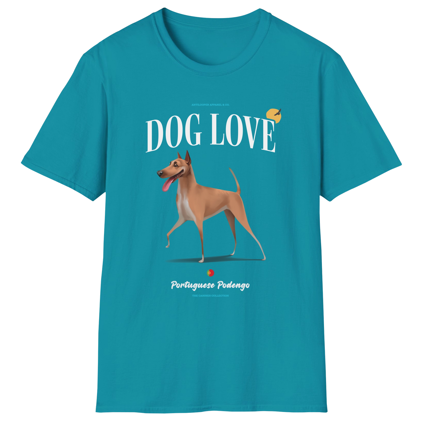 flatlay-canines-portuguese_podengo-white_fawn-dog_love-t_shirt-tropical_blue