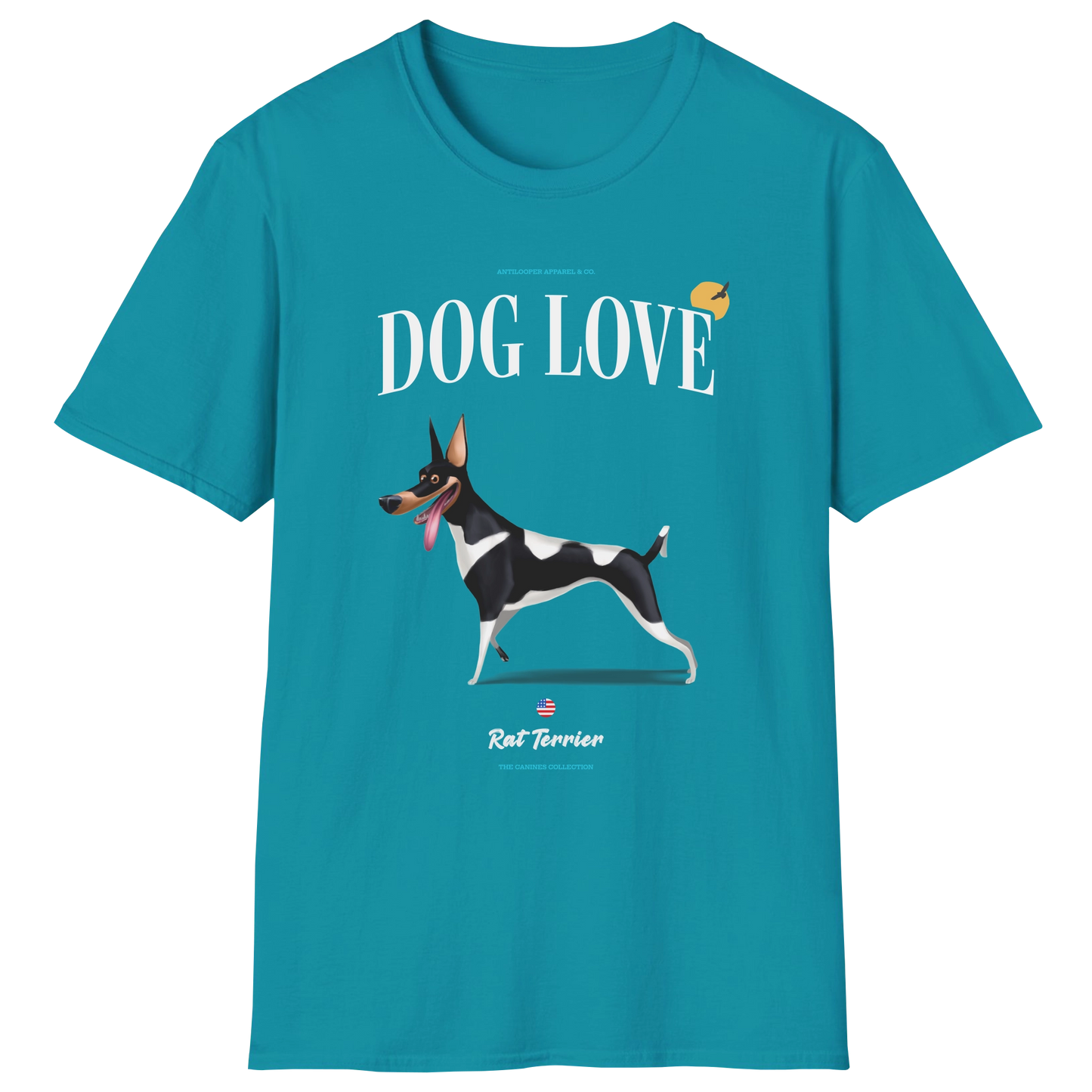 flatlay-canines-rat_terrier-black_white_tan-dog_love-t_shirt-tropical_blue