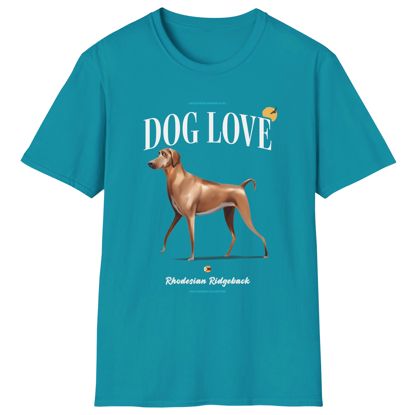 flatlay-canines-rhodesian_ridgeback-red_wheaten-dog_love-t_shirt-tropical_blue