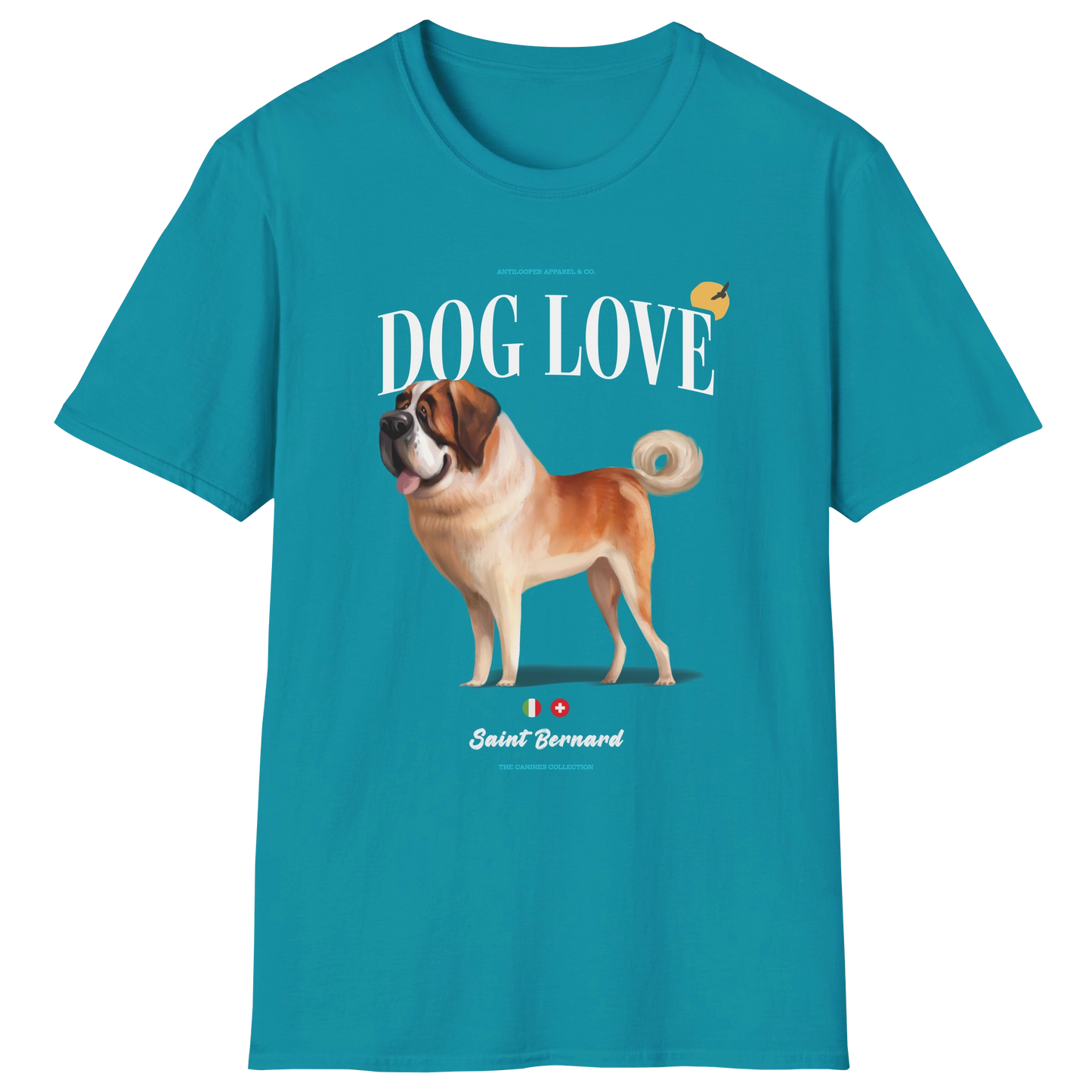 flatlay-canines-saint_bernard-white_brown-dog_love-t_shirt-tropical_blue