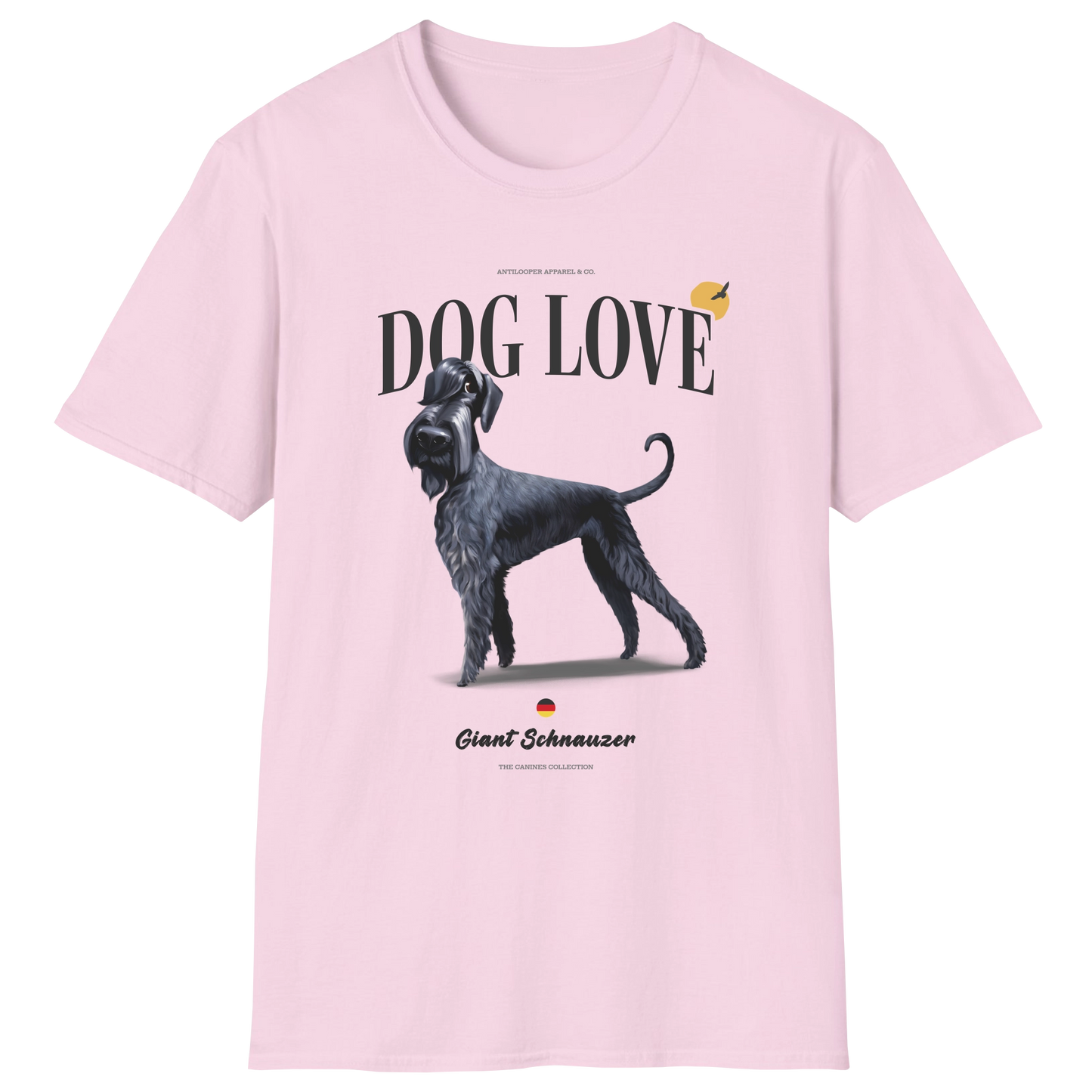 flatlay-canines-schnauzer+giant-black-dog_love-t_shirt-light_pink