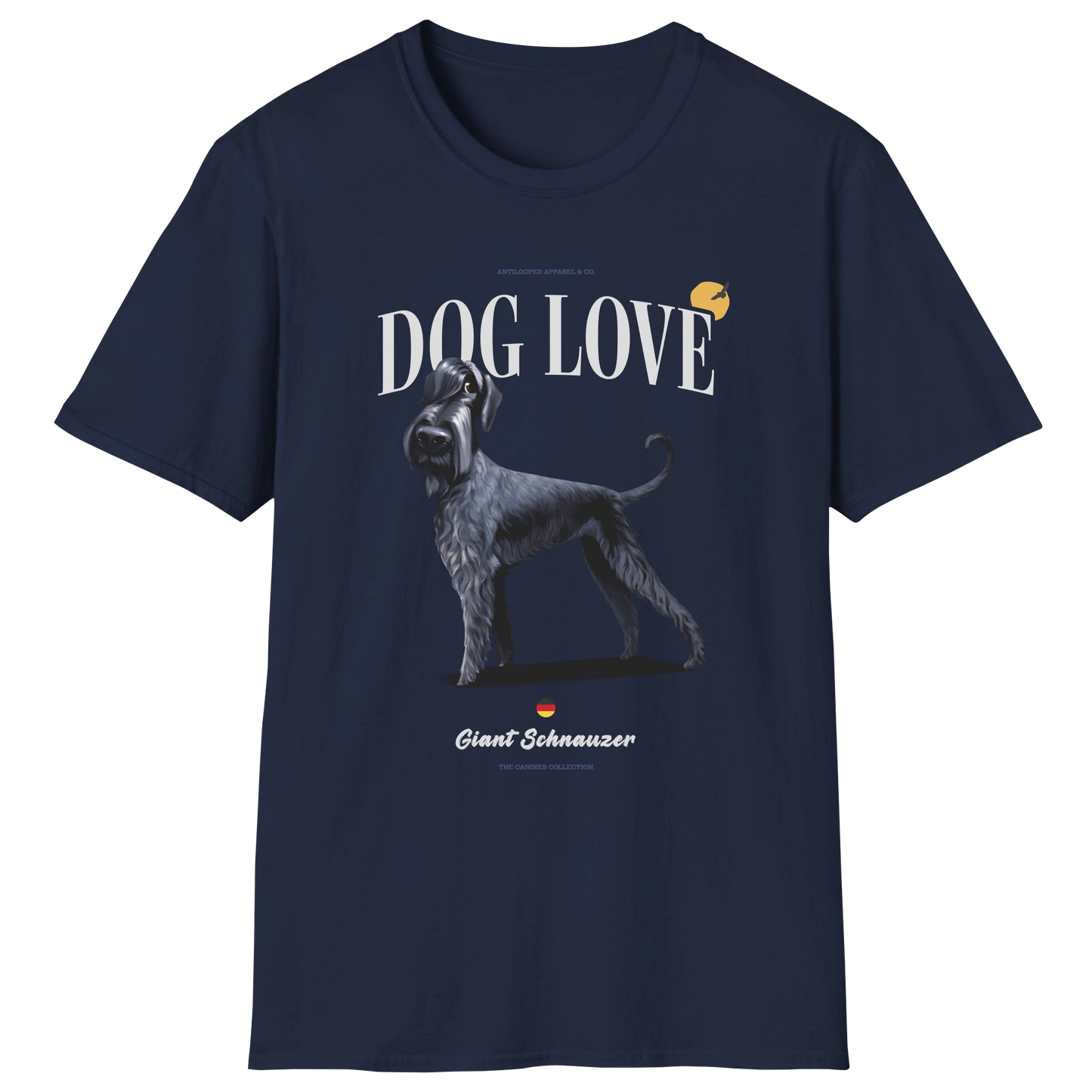 flatlay-canines-schnauzer+giant-black-dog_love-t_shirt-navy