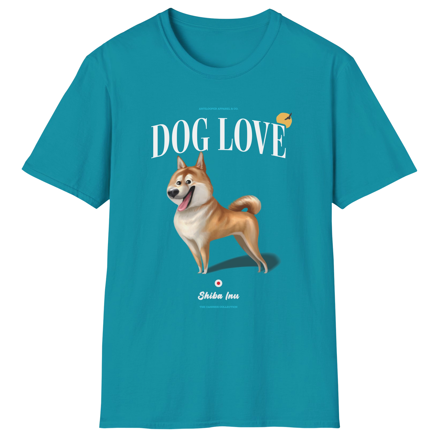 flatlay-canines-shiba_inu-red-dog_love-t_shirt-tropical_blue