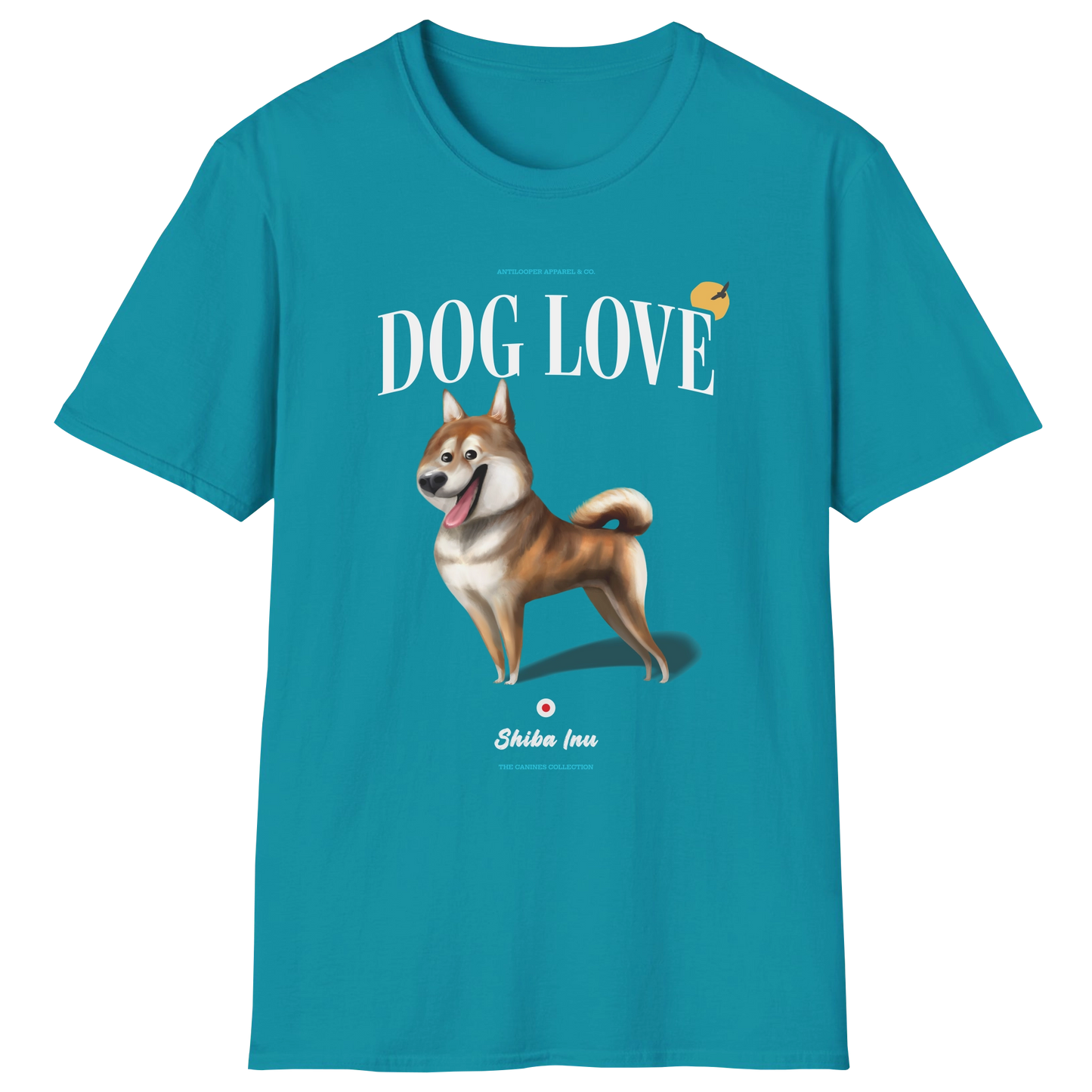 flatlay-canines-shiba_inu-sesame-dog_love-t_shirt-tropical_blue
