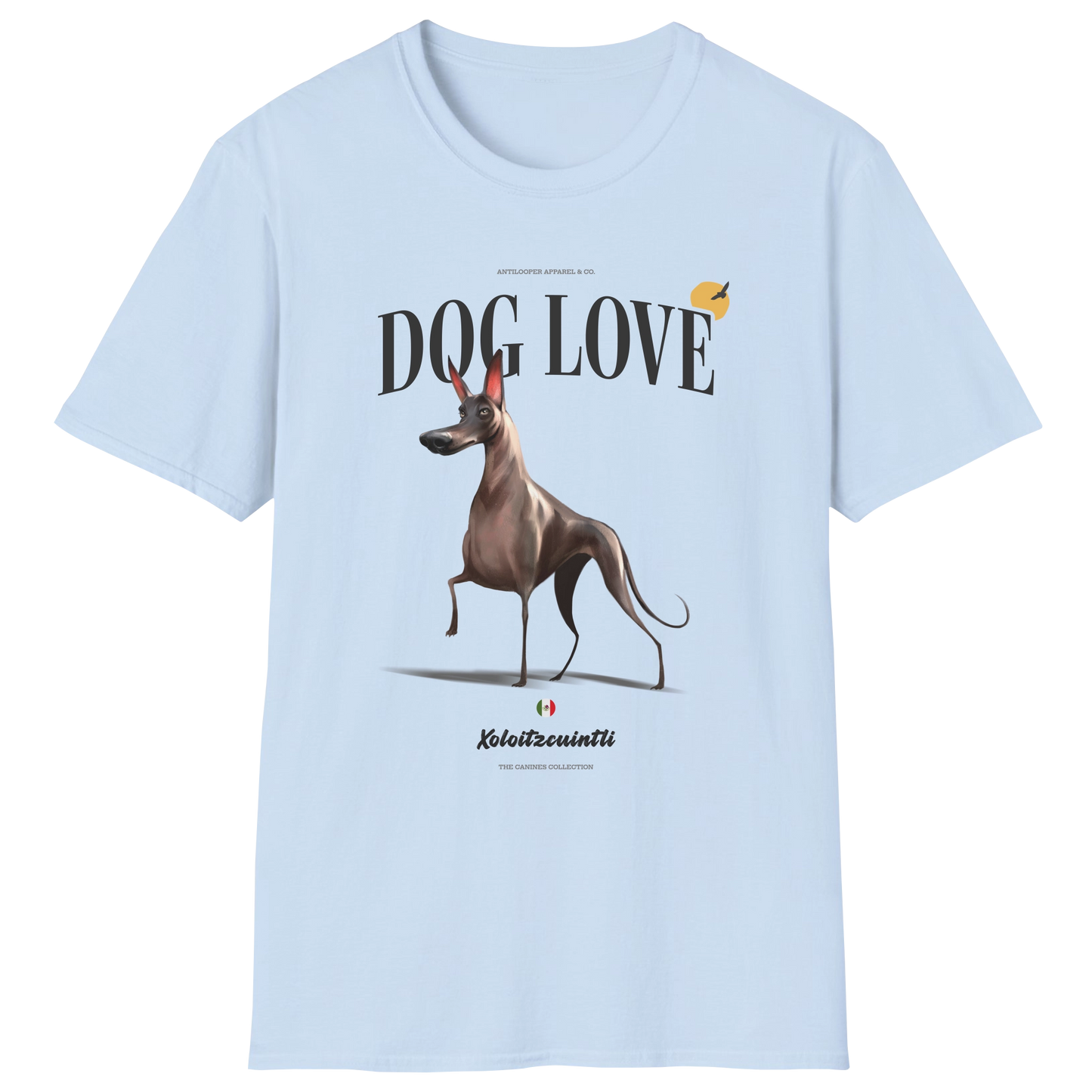 flatlay-canines-xoloitzcuintli-bronze-dog_love-t_shirt-light_blue