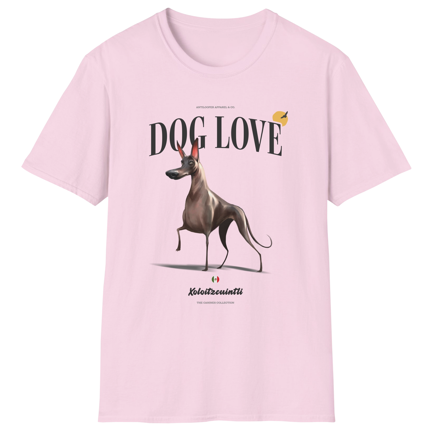 flatlay-canines-xoloitzcuintli-bronze-dog_love-t_shirt-light_pink