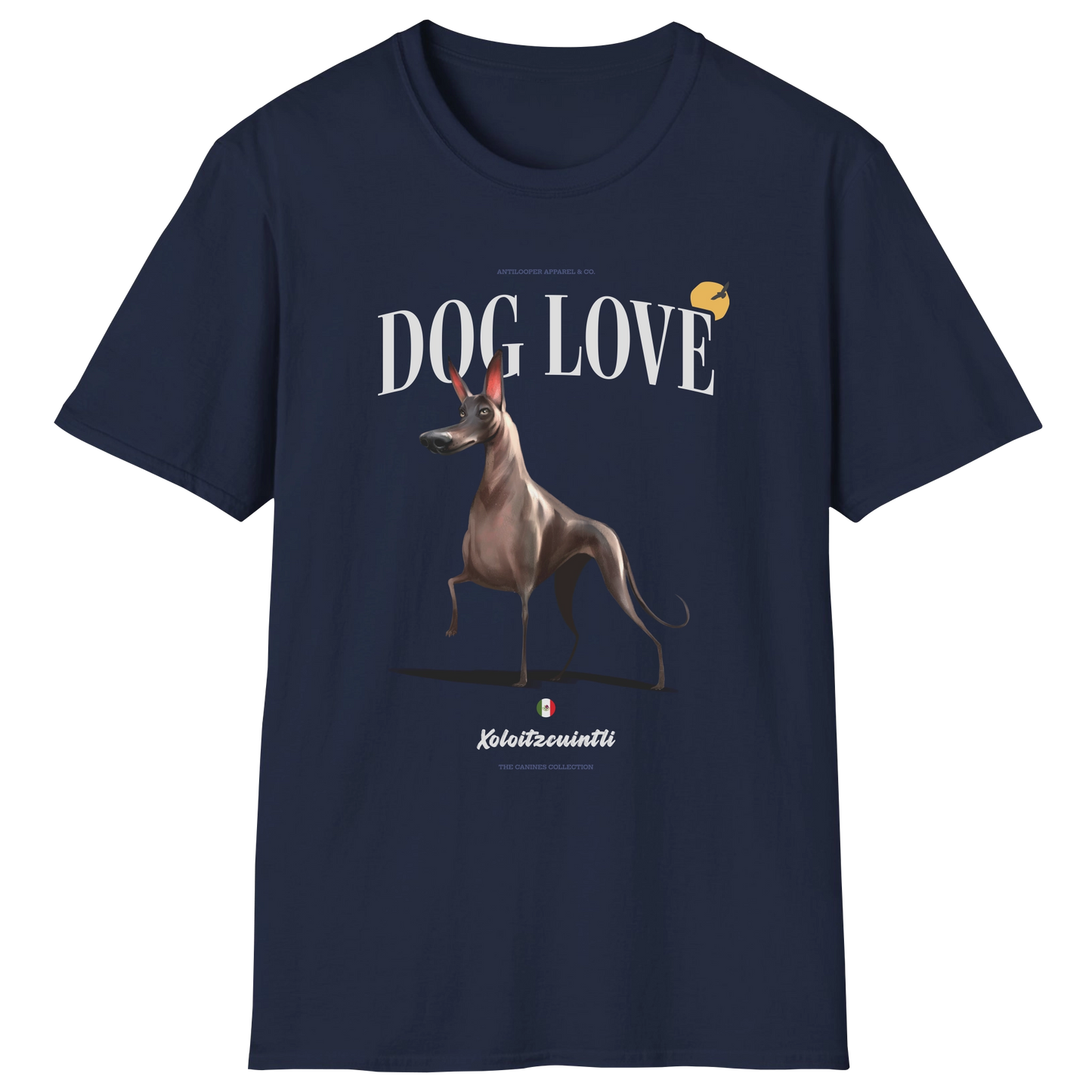 flatlay-canines-xoloitzcuintli-bronze-dog_love-t_shirt-navy