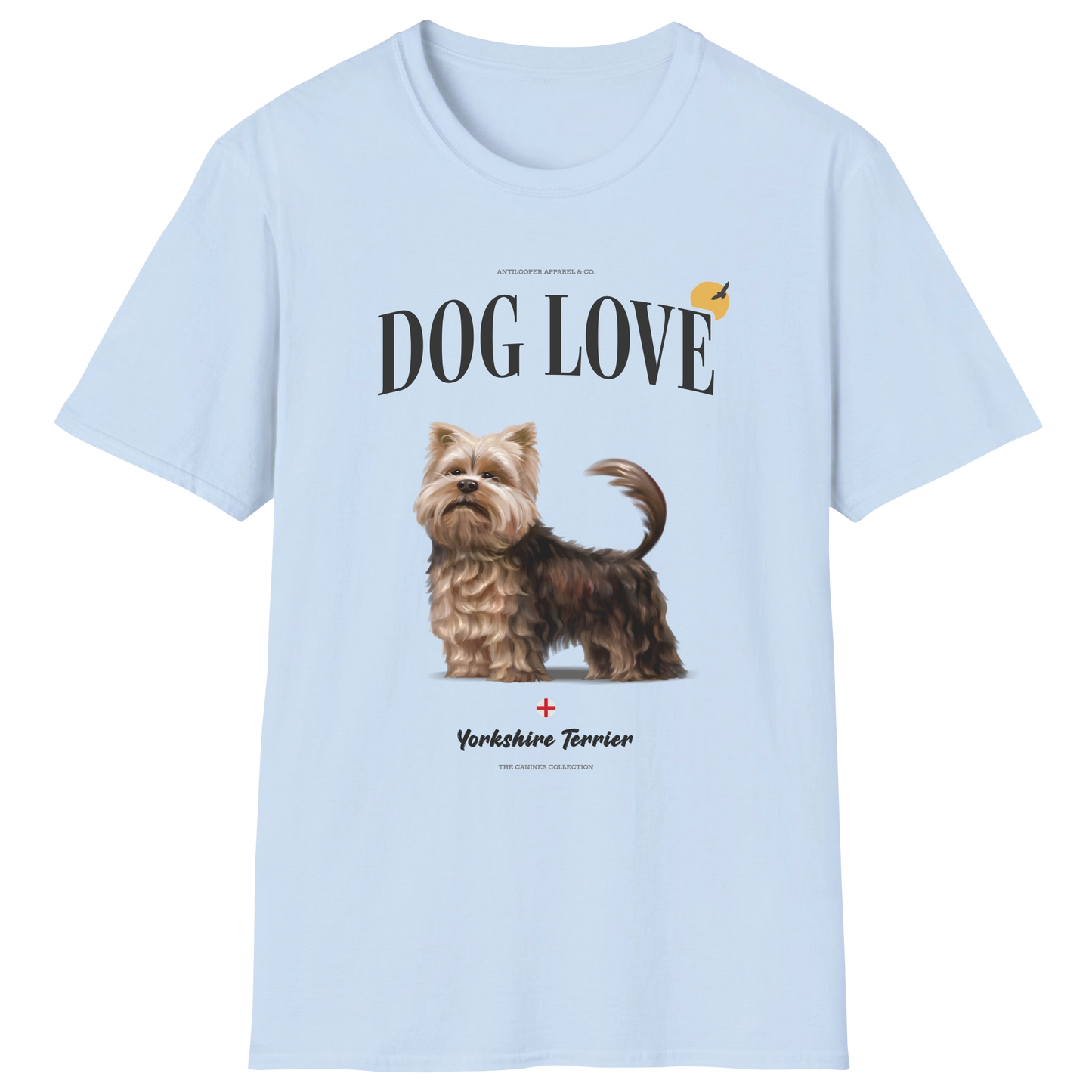 flatlay-canines-yorkshire_terrier-black_gold-dog_love-t_shirt-light_blue