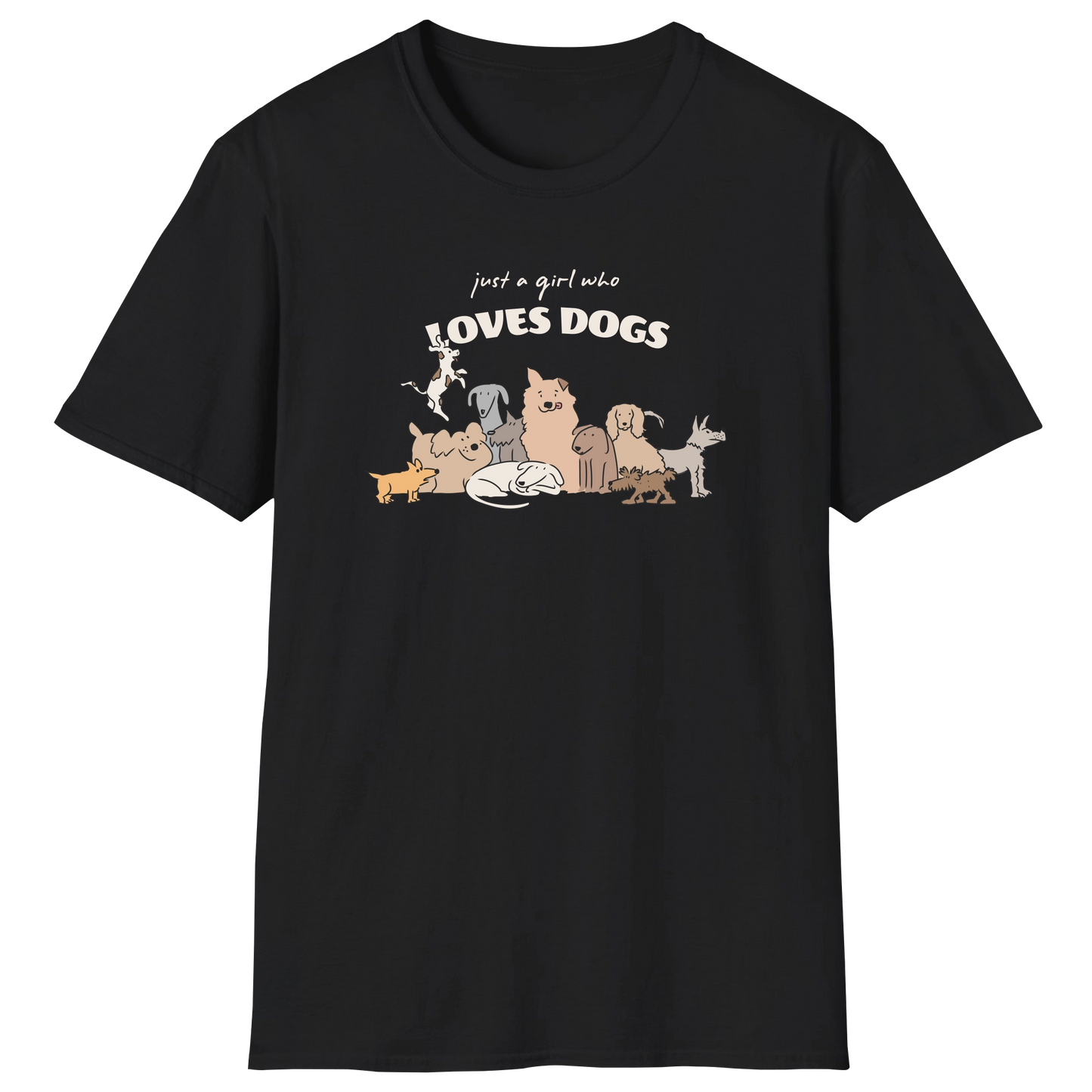 flatlay-dog_lover-mutt-just_a_girl_who_loves_dogs-t_shirt-black