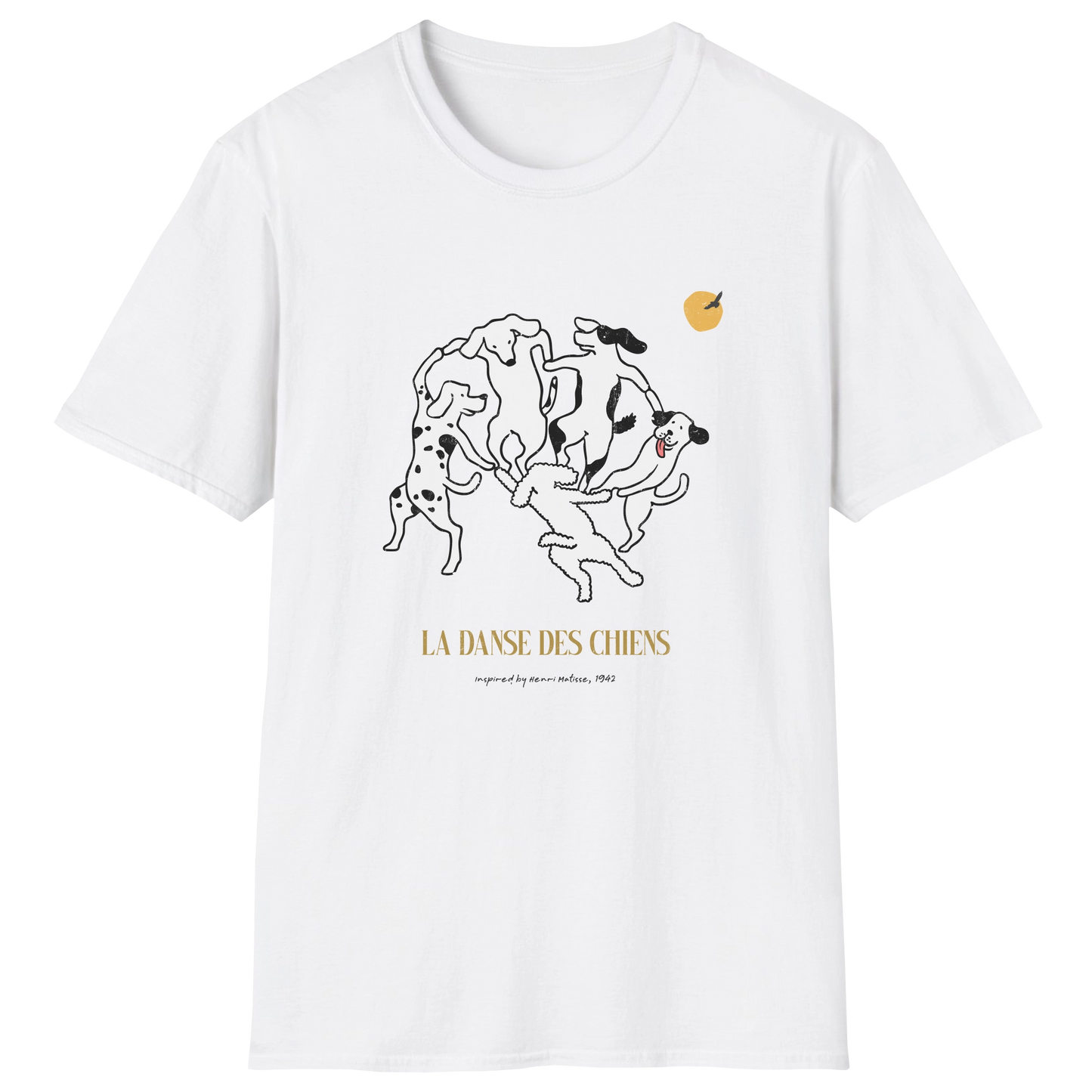 flatlay-dog_lover-mutt-matisse_la_danse-t_shirt-white