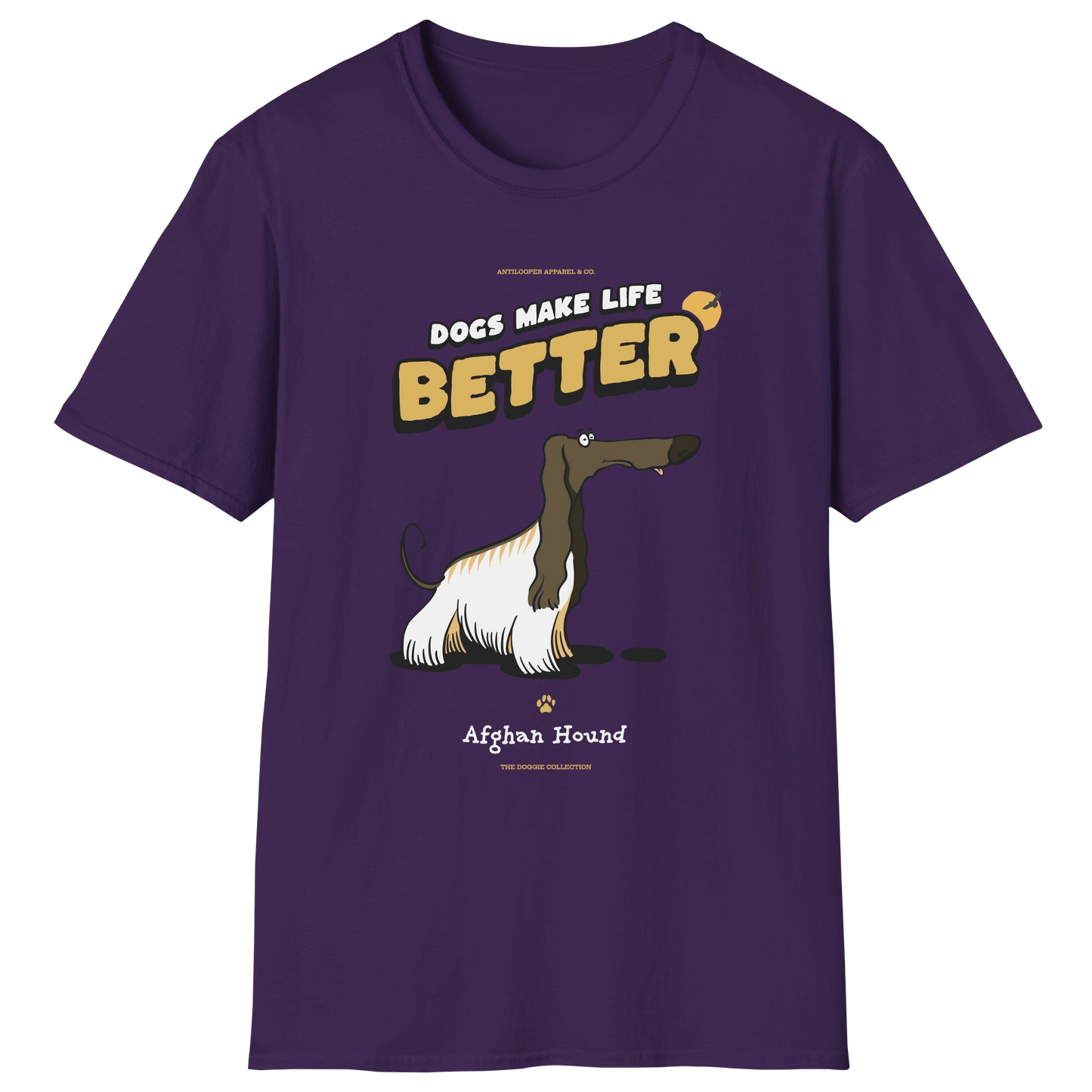 flatlay-doggie-afghan_hound-t_shirt-purple