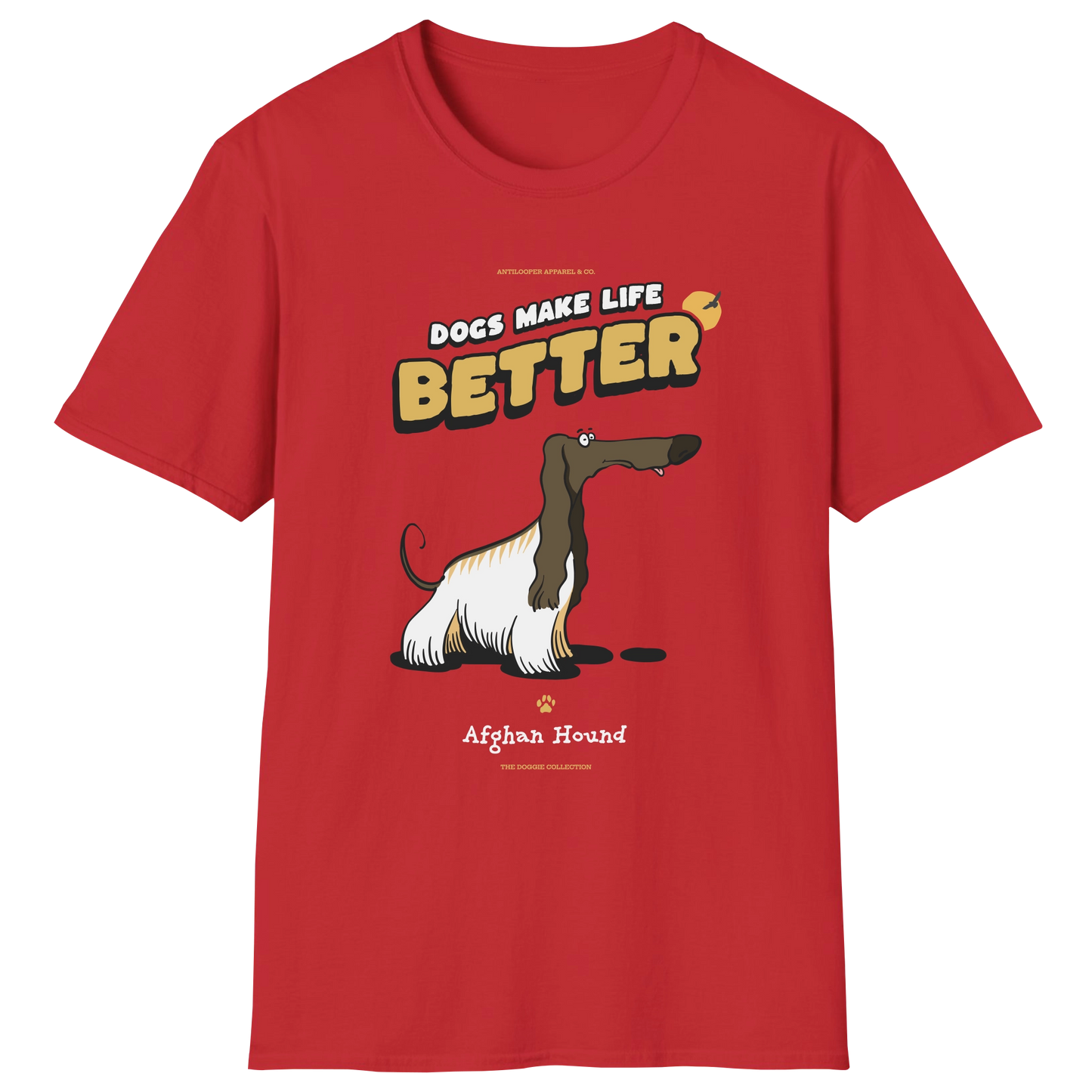 flatlay-doggie-afghan_hound-t_shirt-red