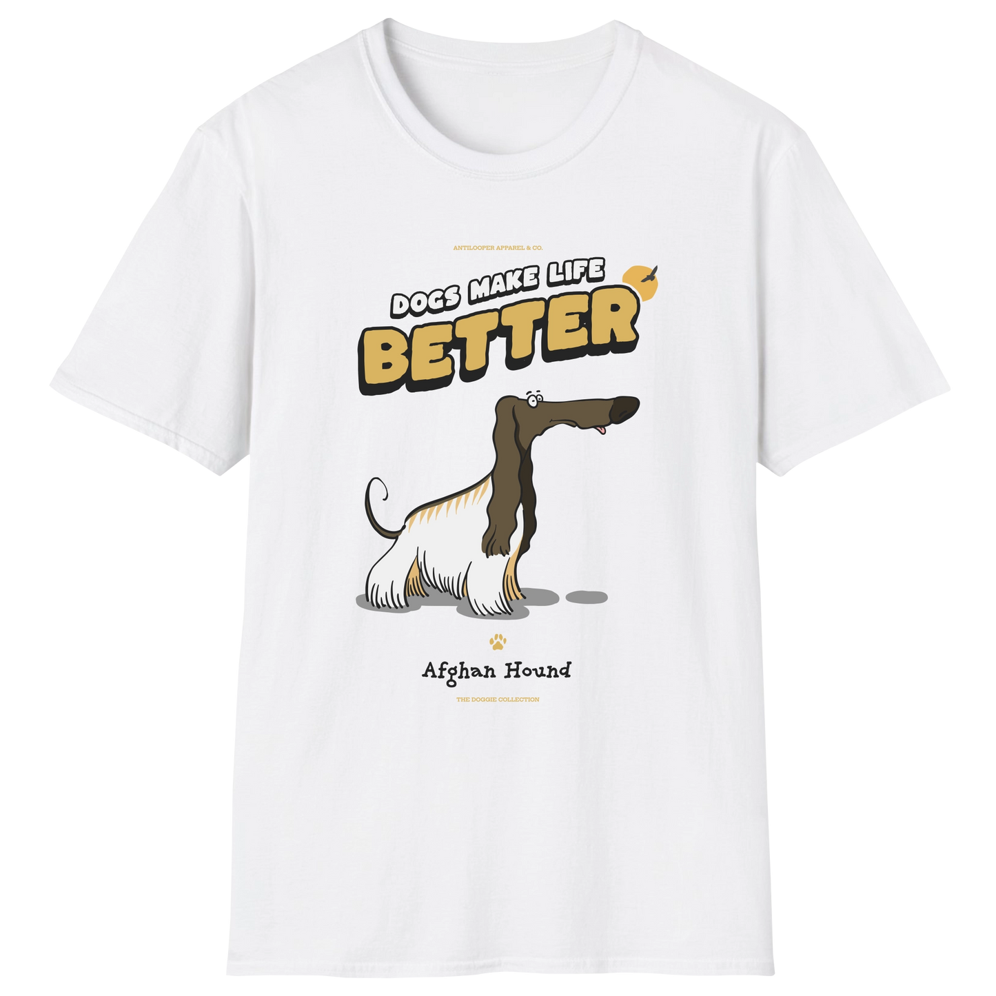 flatlay-doggie-afghan_hound-t_shirt-white