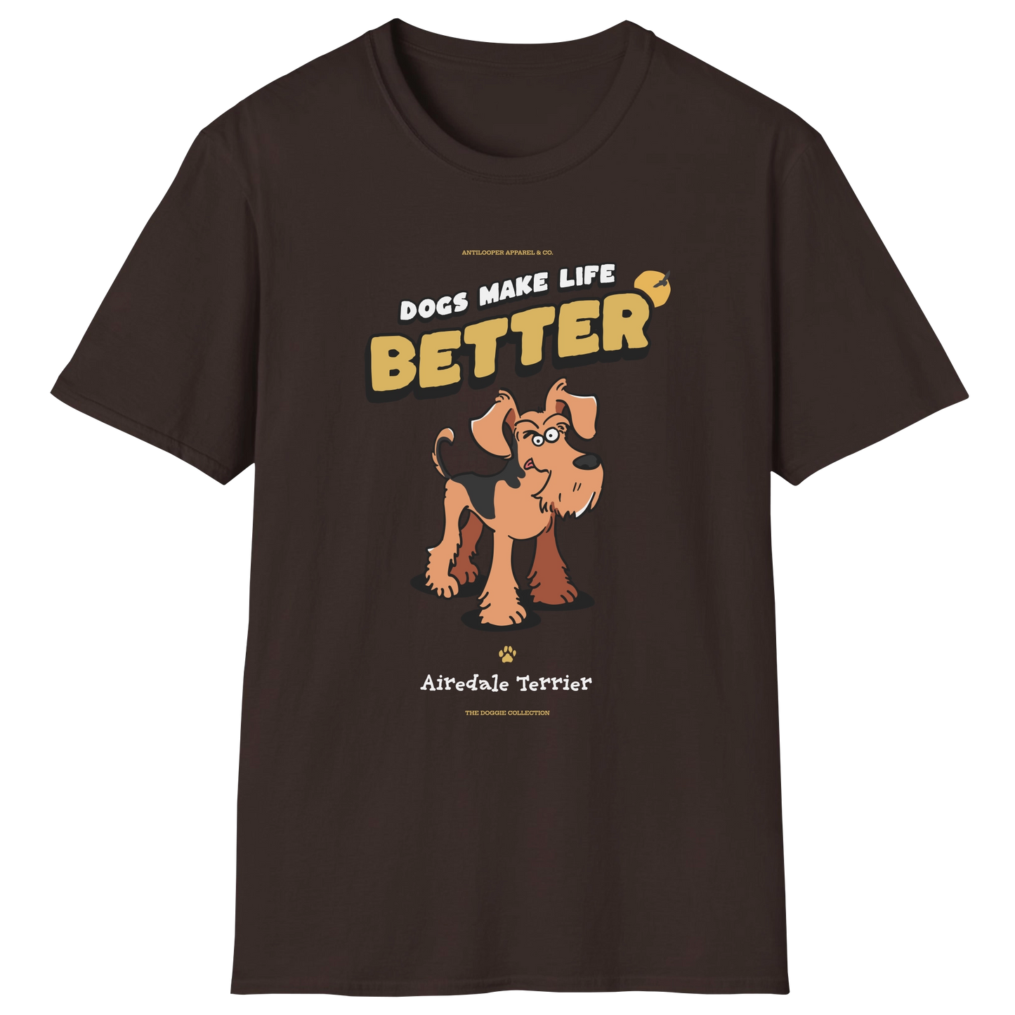 flatlay-doggie-airedale_terrier-t_shirt-dark_chocolate
