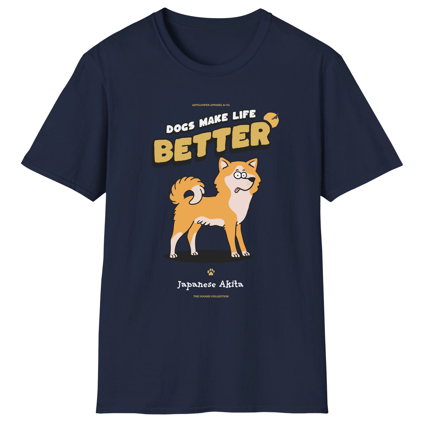 flatlay-doggie-akita+japanese-t_shirt-navy