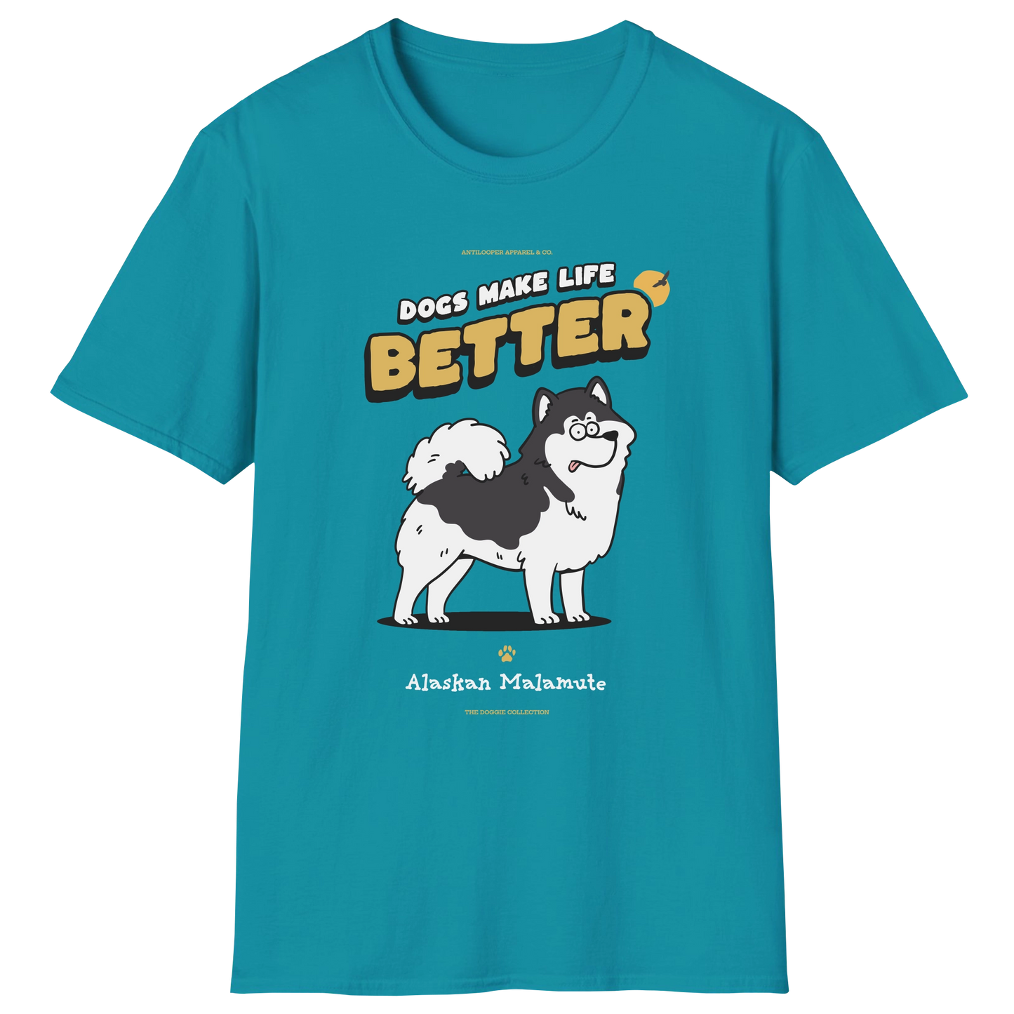 flatlay-doggie-alaskan_malamute-t_shirt-tropical_blue