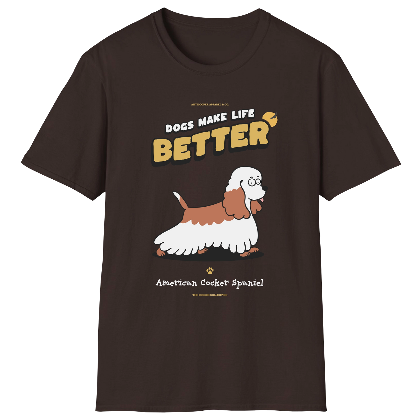 flatlay-doggie-american_cocker_spaniel-t_shirt-dark_chocolate