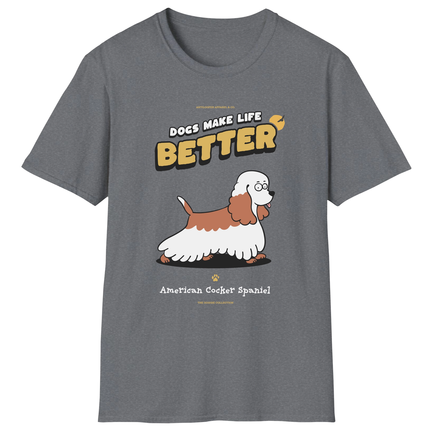 flatlay-doggie-american_cocker_spaniel-t_shirt-graphite_heather