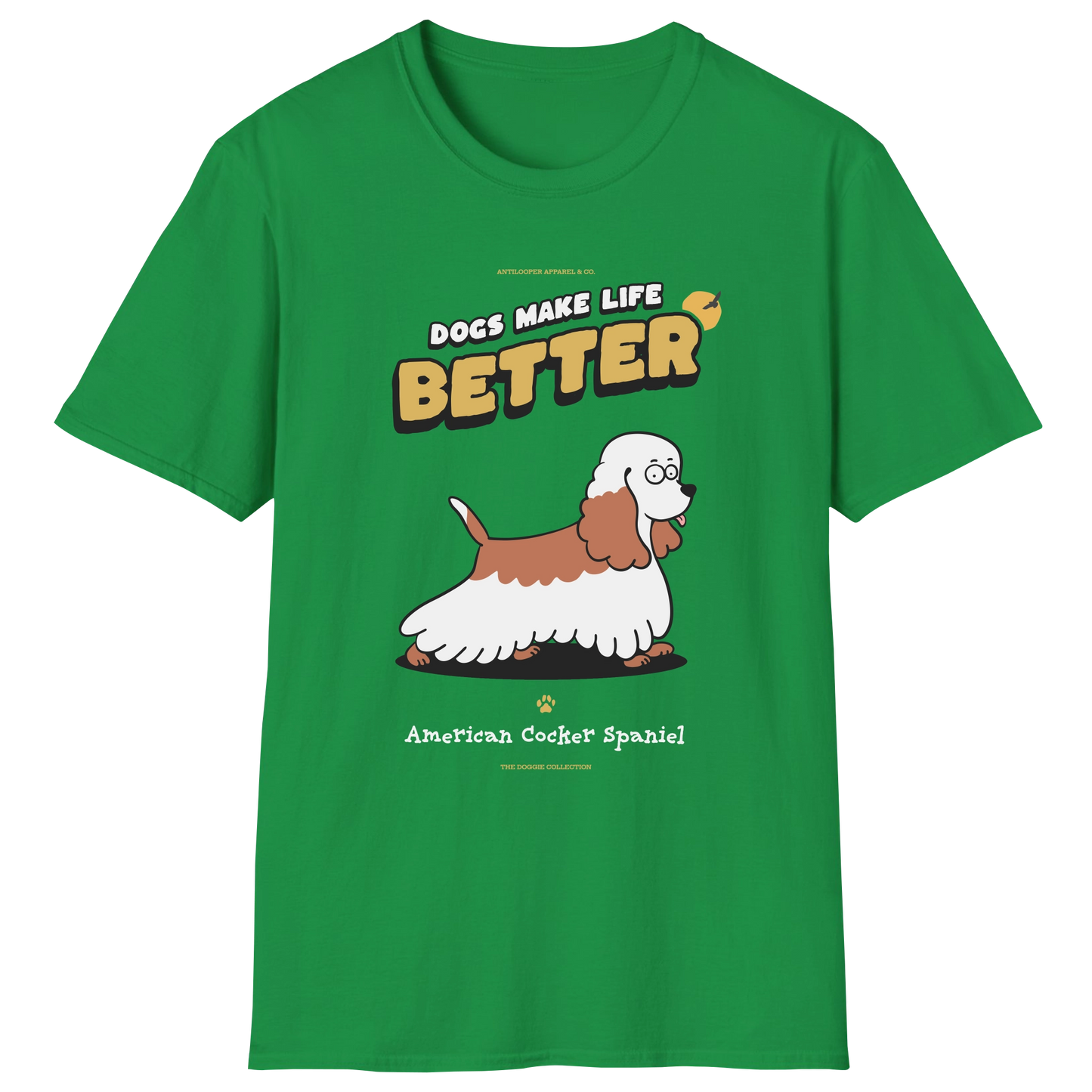 flatlay-doggie-american_cocker_spaniel-t_shirt-irish_green