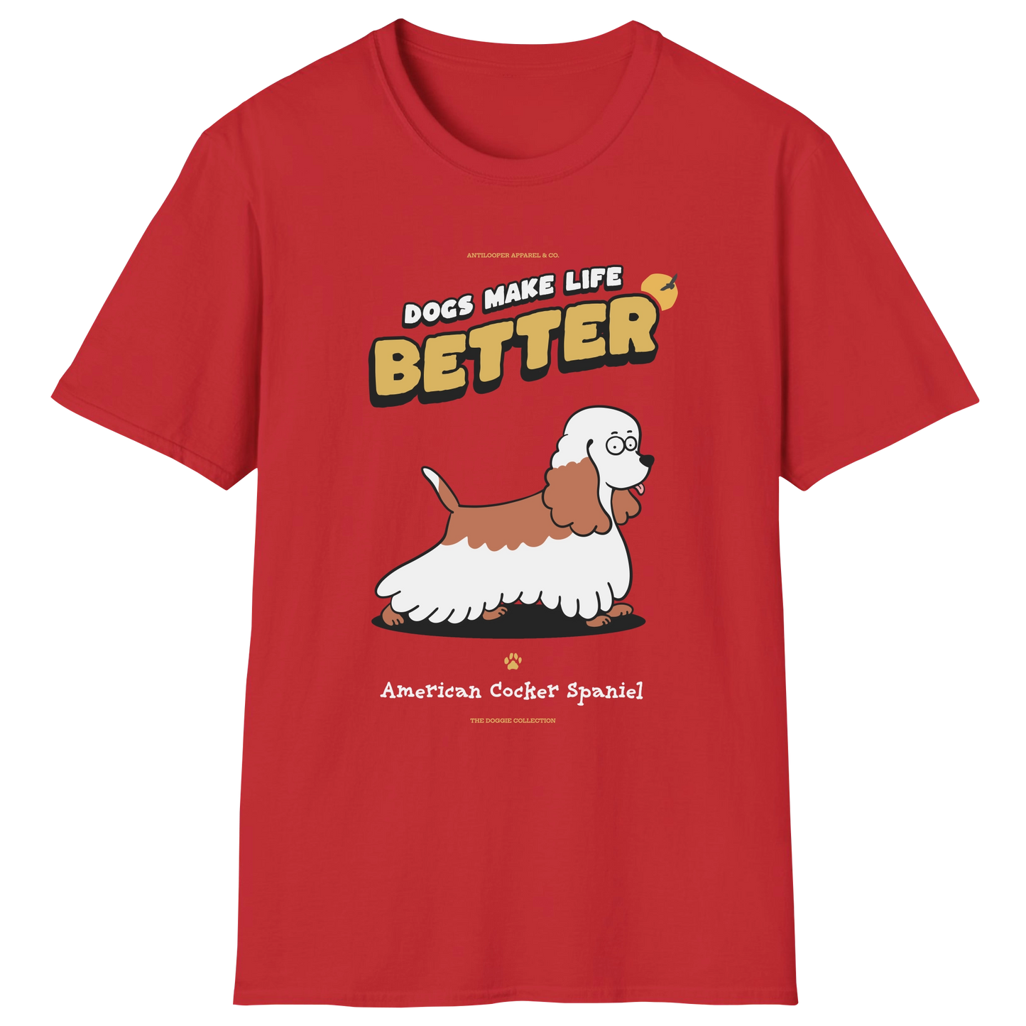 flatlay-doggie-american_cocker_spaniel-t_shirt-red